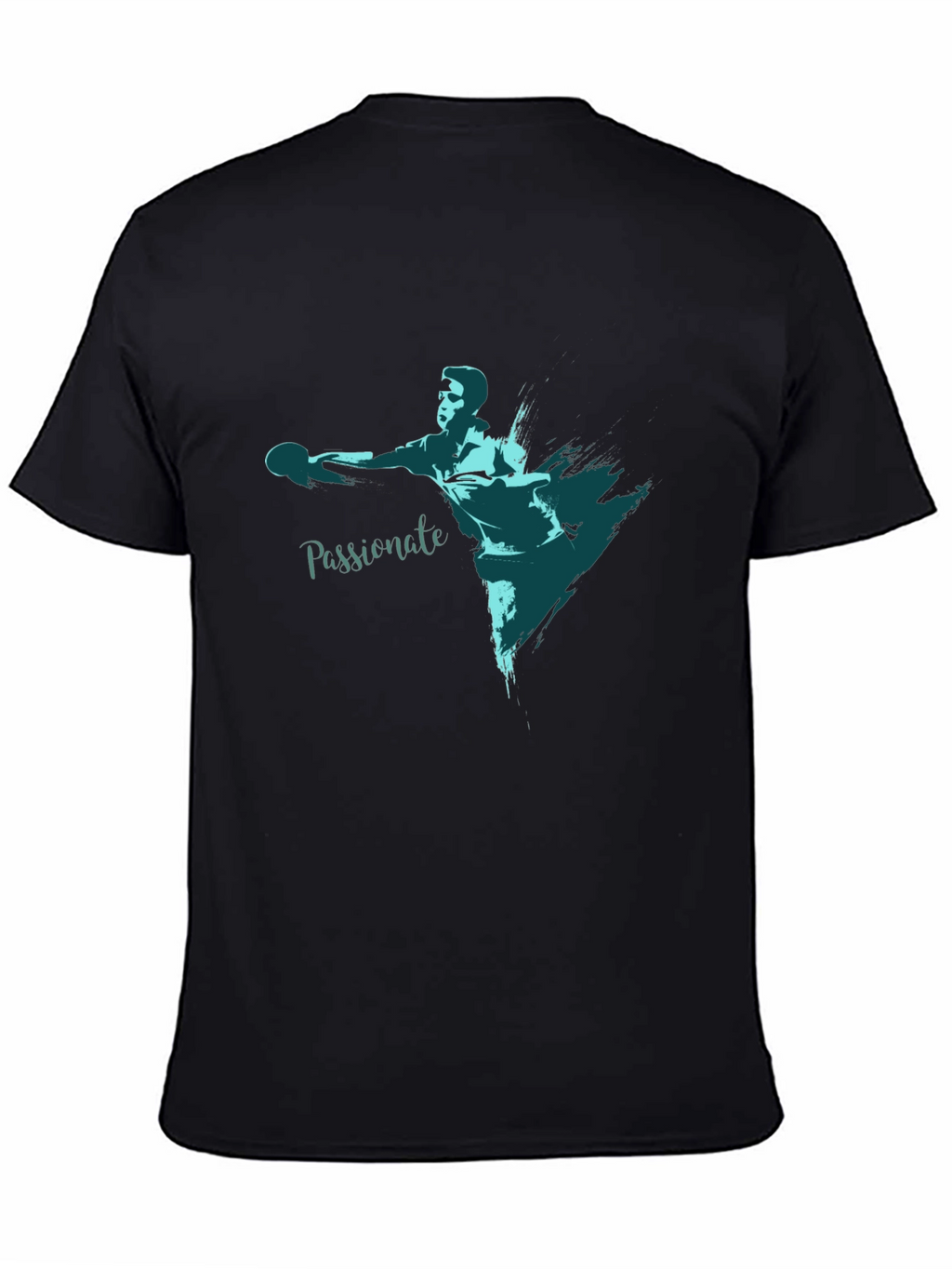 Passionate Thrower Graphic Tee - Black