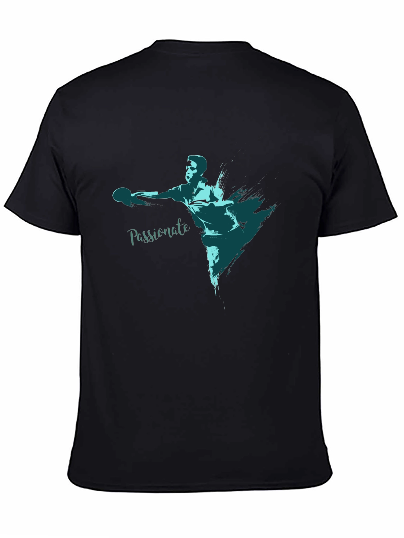 Passionate Thrower Graphic Tee - Black