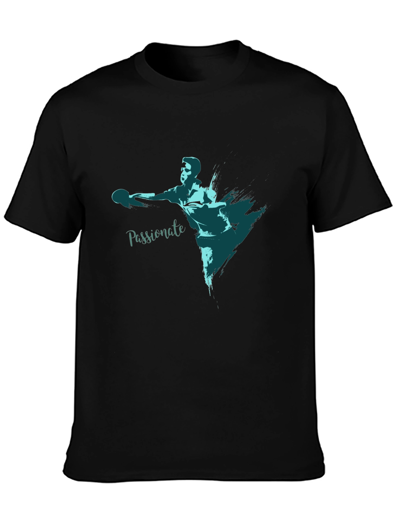 Passionate Thrower Graphic Tee - Black