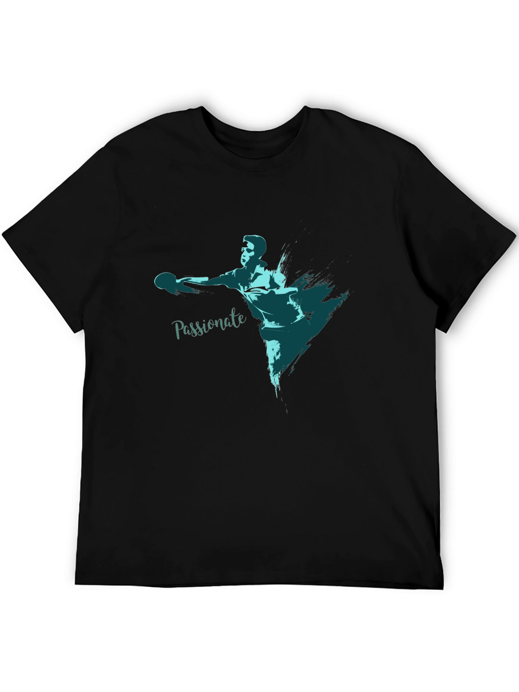 Passionate Thrower Graphic Tee - Black