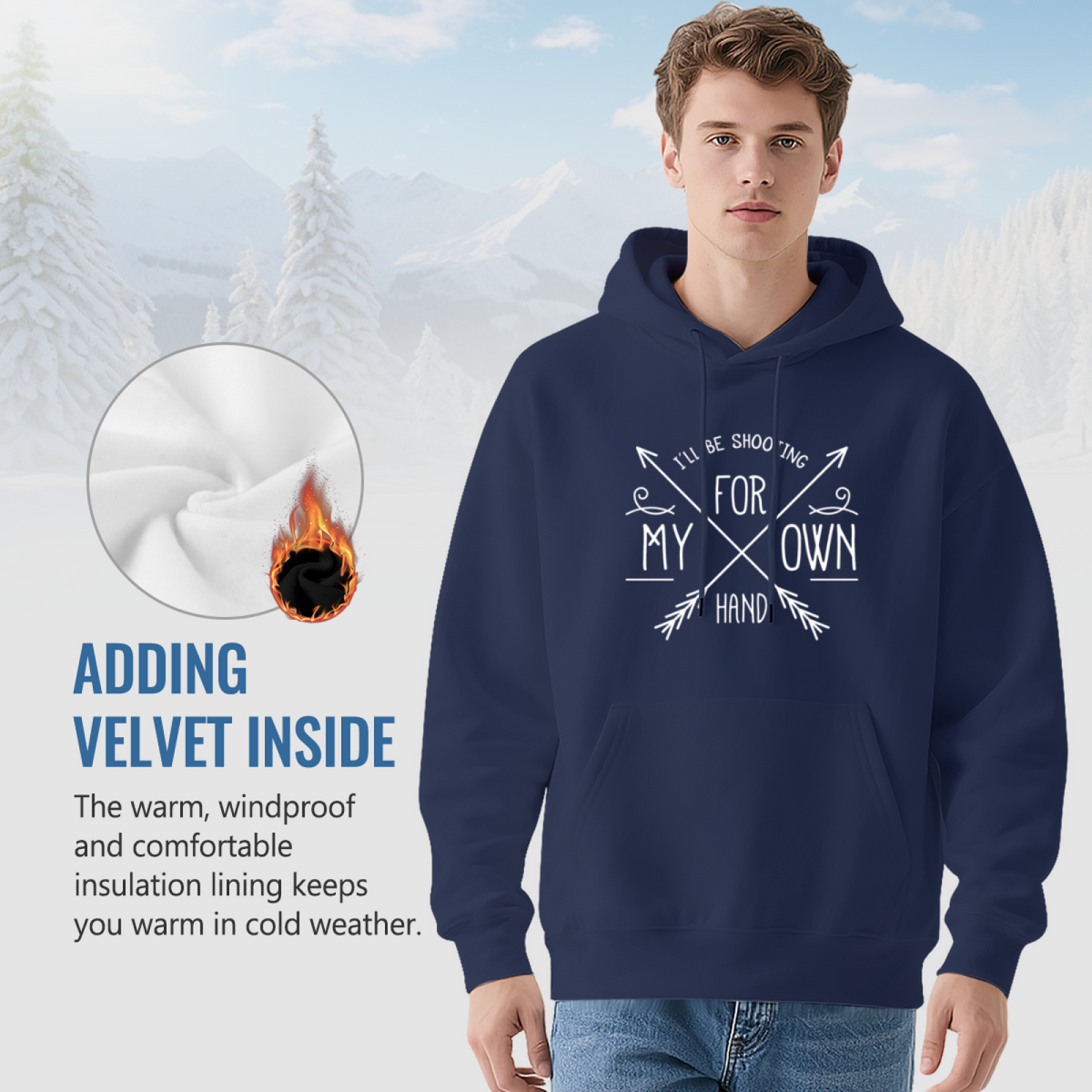 Premium Graphic Hoodie - Unique Artistic Design Pullover #0543