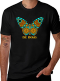 Be Bold Butterfly Graphic Tee - Black