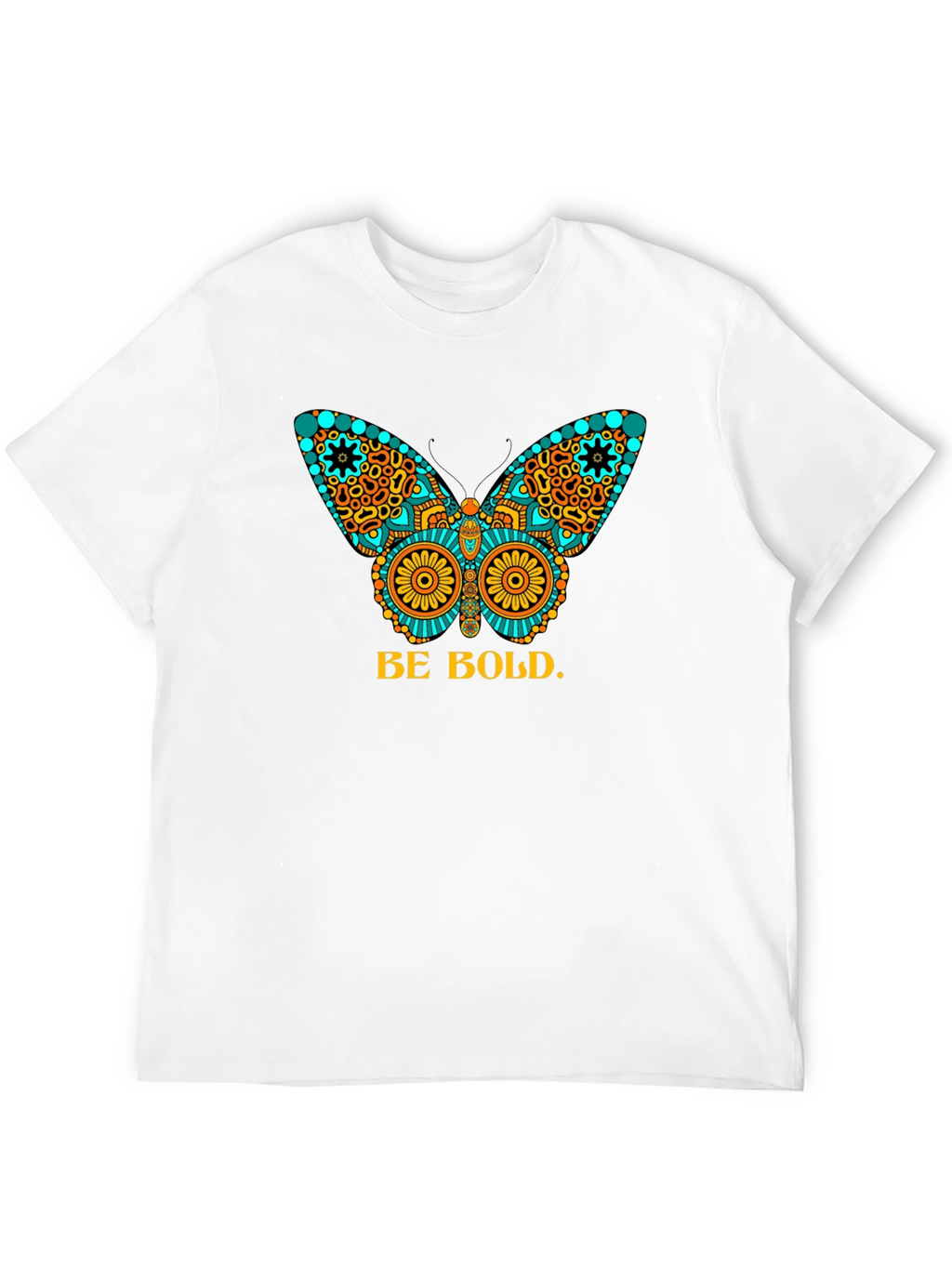 Be Bold Butterfly Graphic Tee - Black