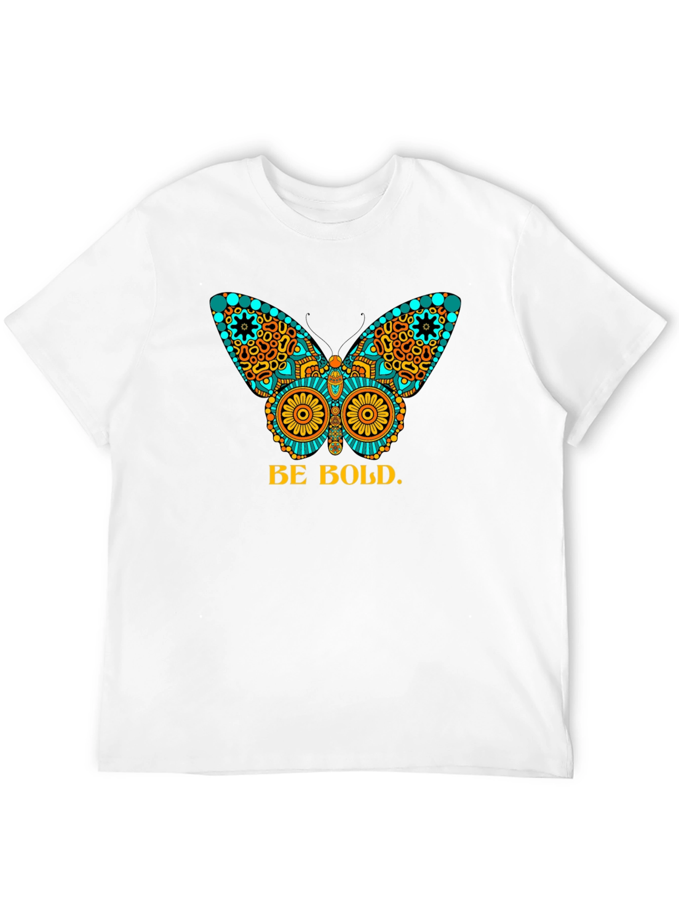 Be Bold Butterfly Graphic Tee - Black