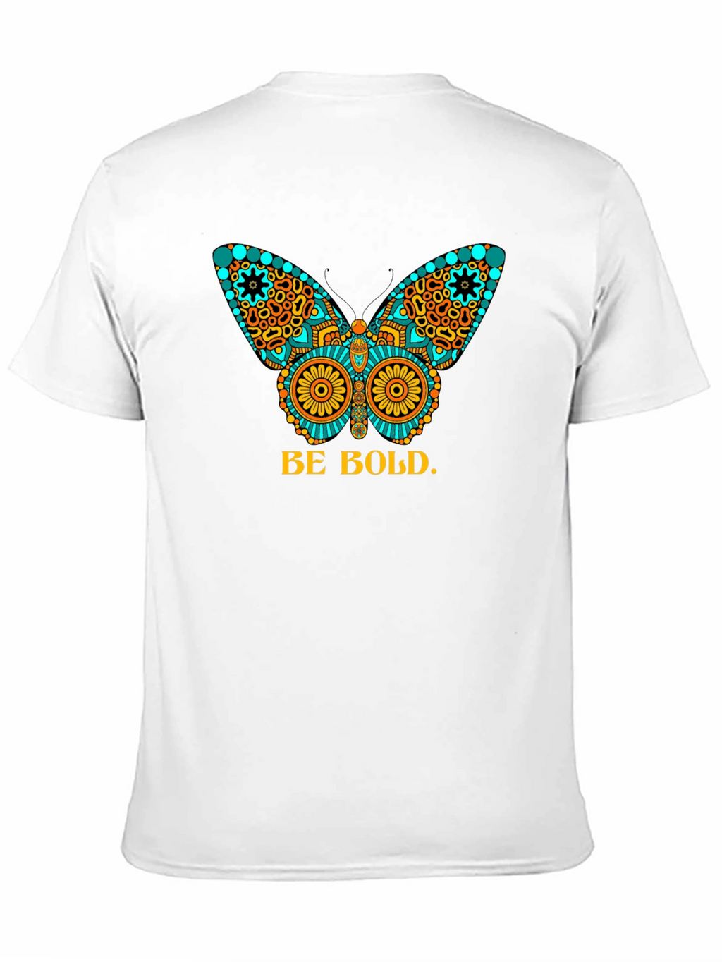 Be Bold Butterfly Graphic Tee - Black