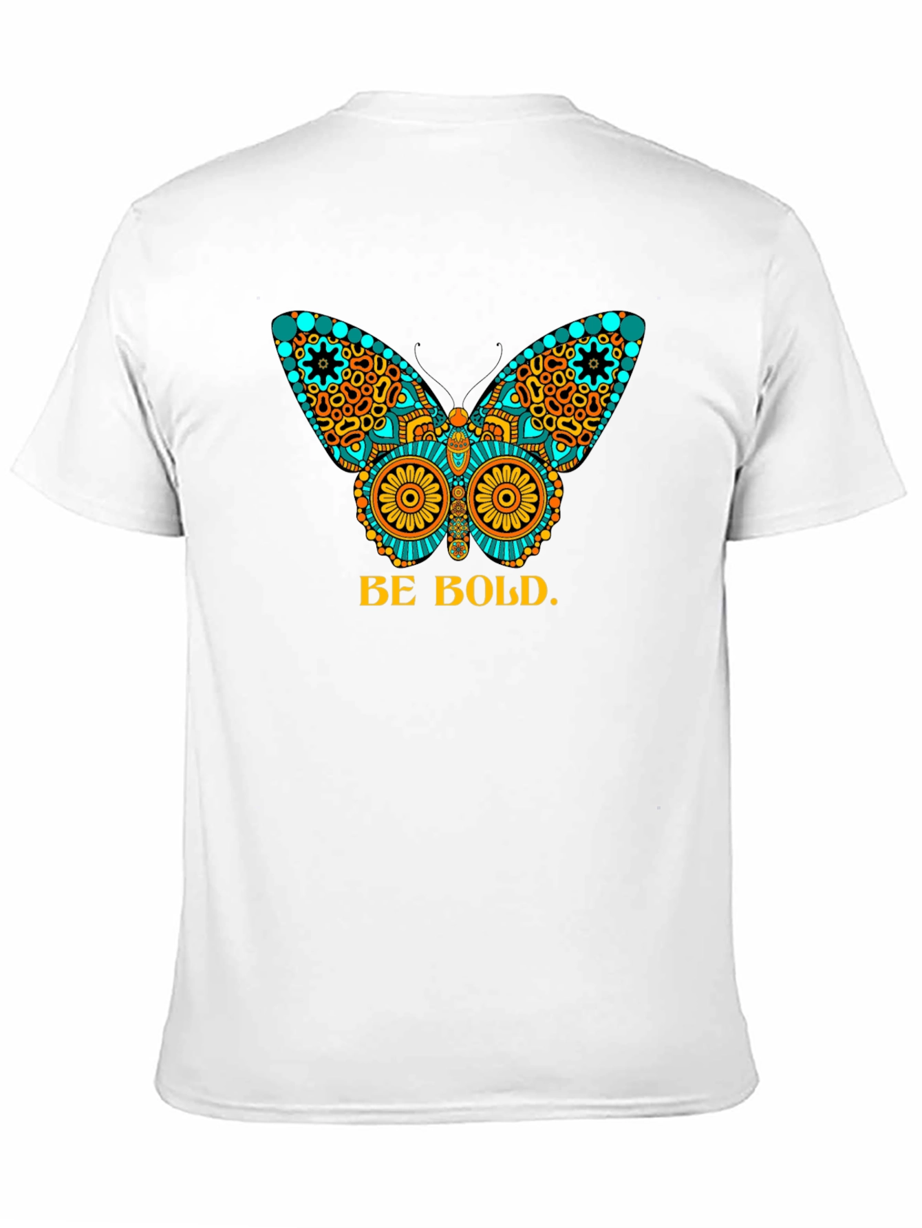 Be Bold Butterfly Graphic Tee - Black