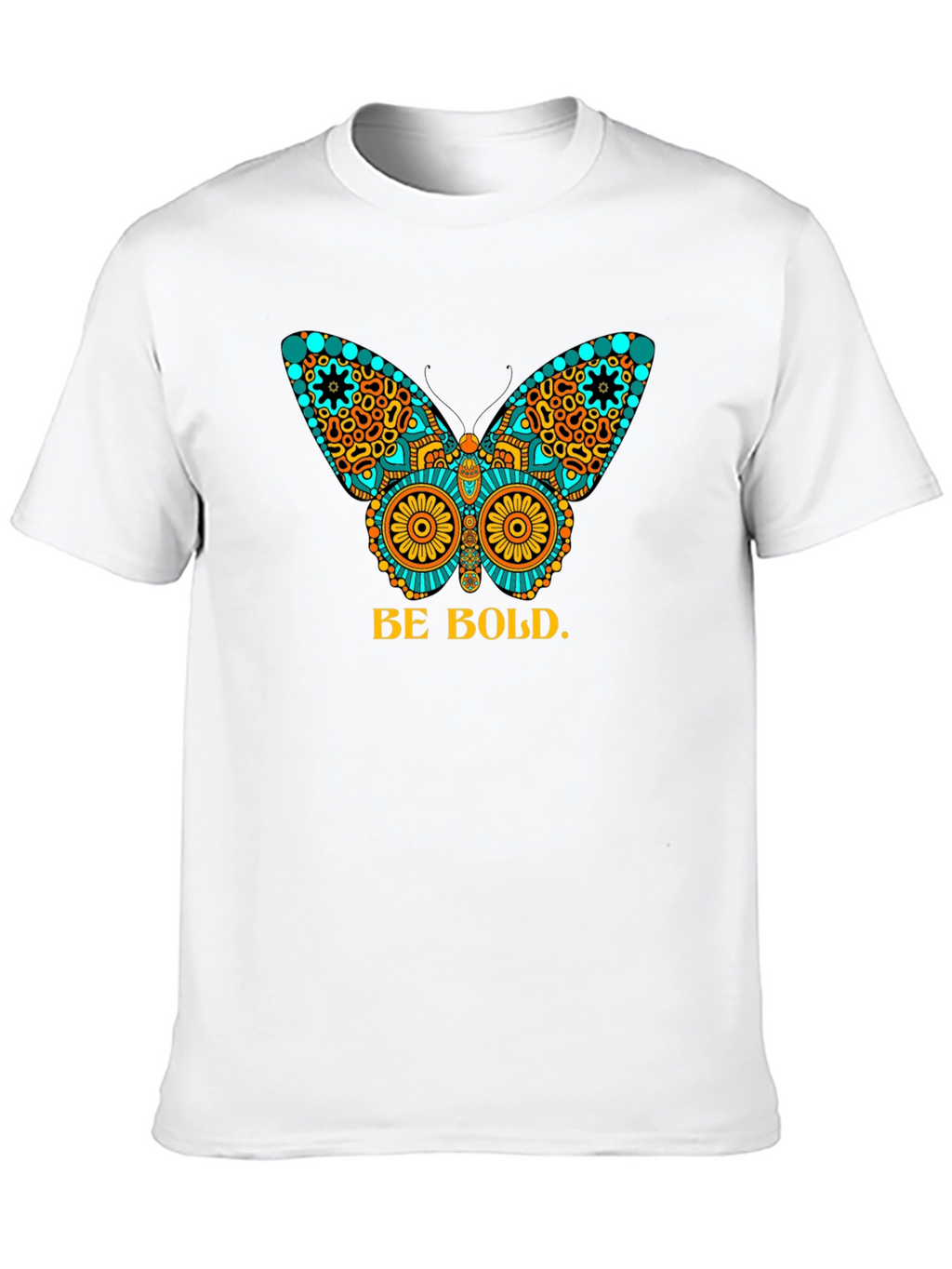 Be Bold Butterfly Graphic Tee - Black