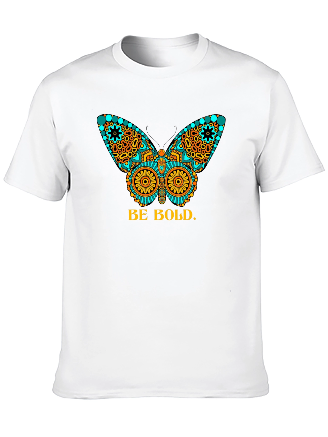 Be Bold Butterfly Graphic Tee - Black