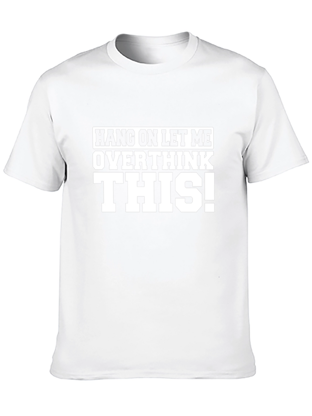 Overthink This! Black Graphic Tee