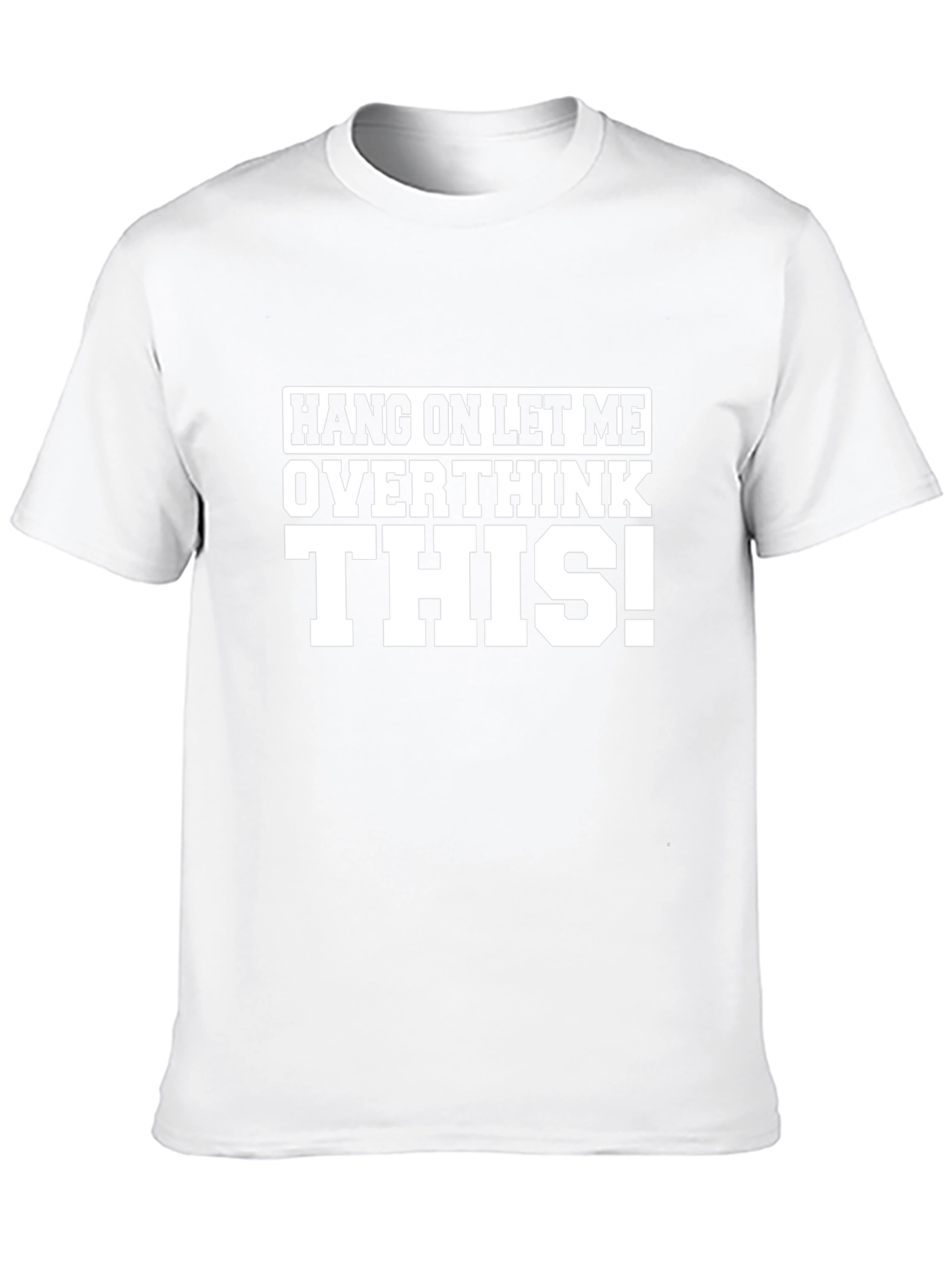 Overthink This! Black Graphic Tee