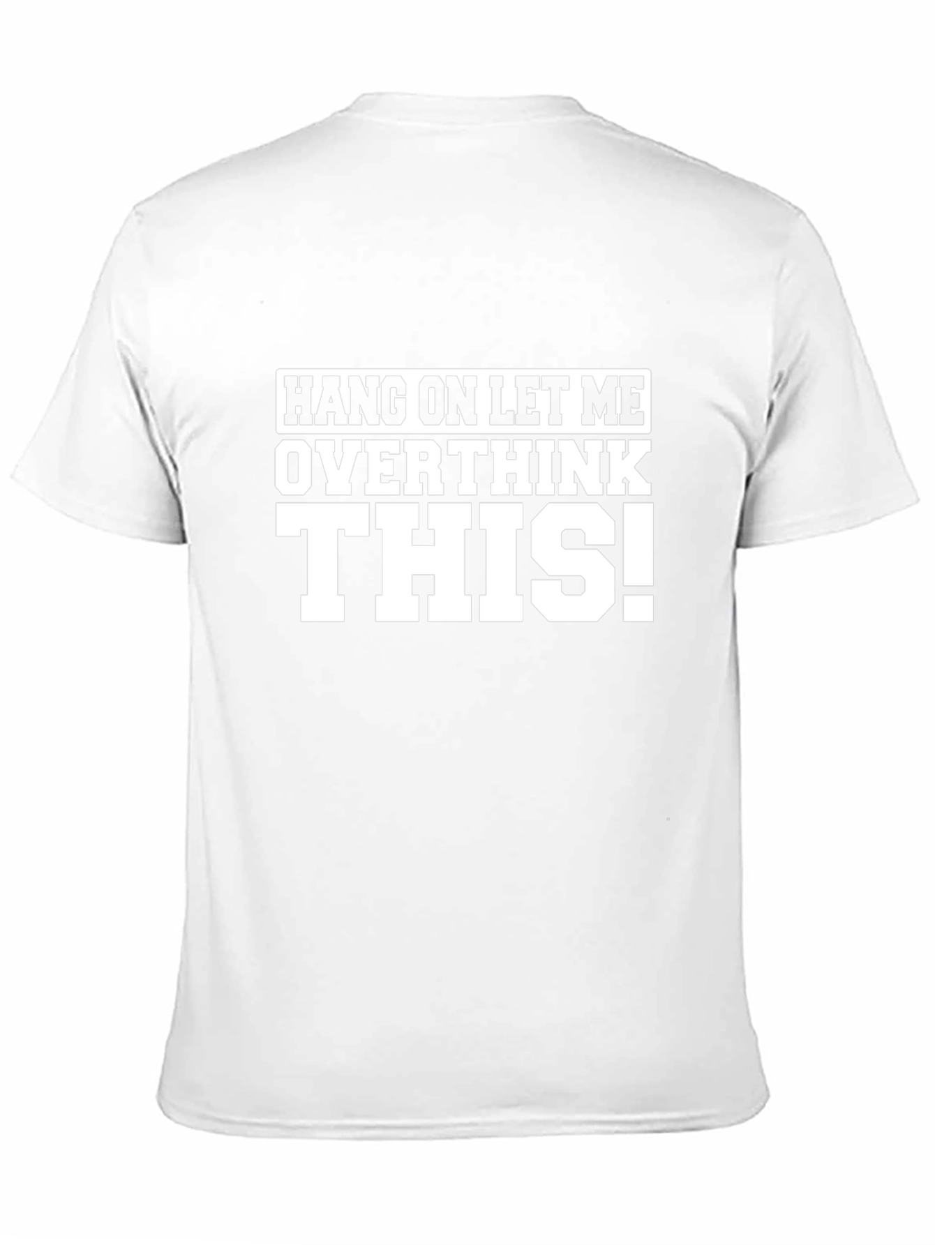Overthink This! Black Graphic Tee
