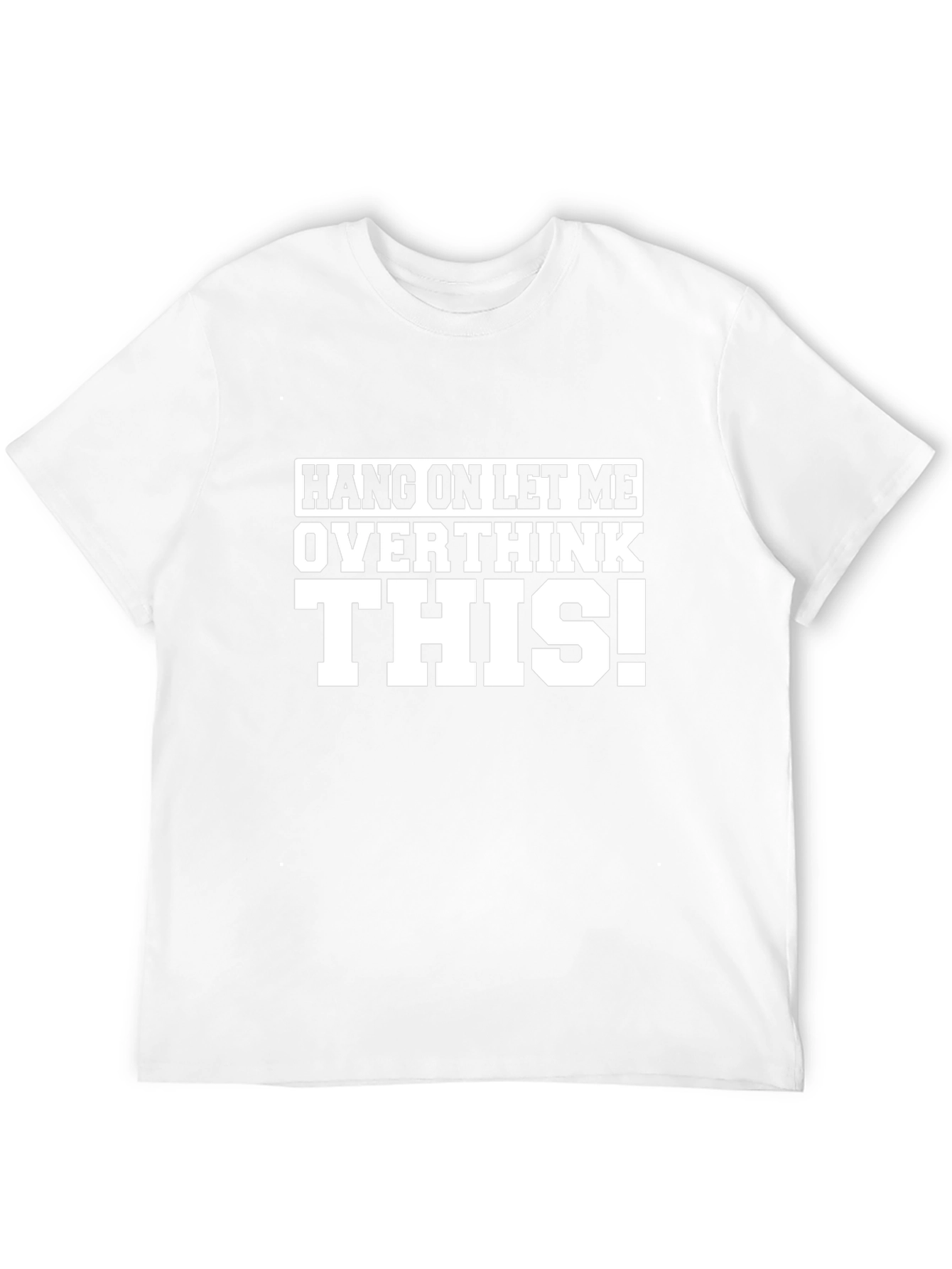 Overthink This! Black Graphic Tee