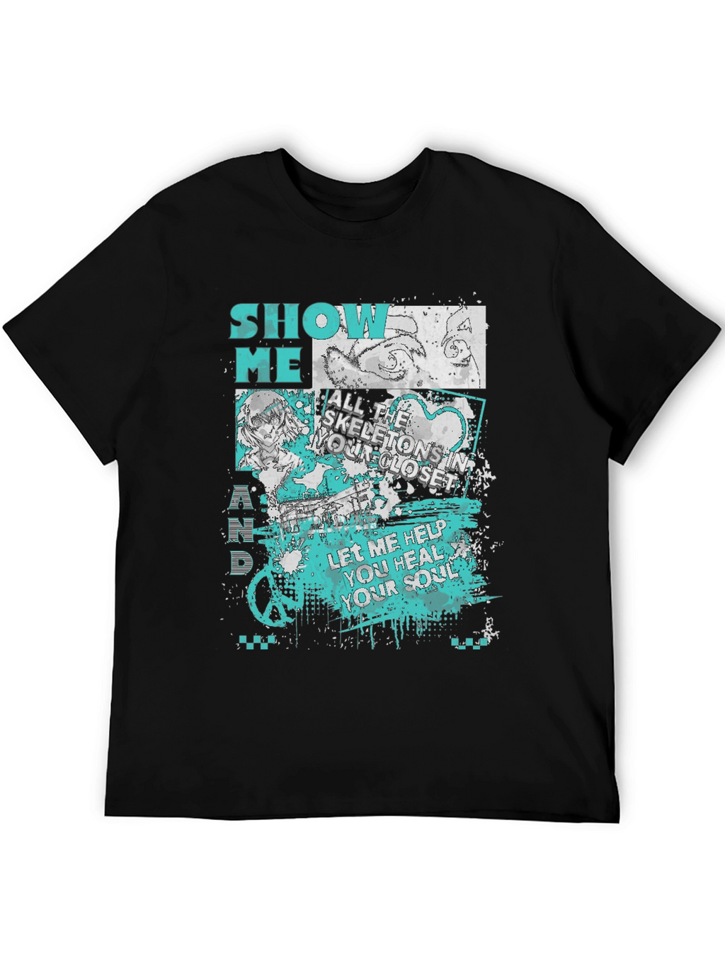 Graphic Print T-Shirt: Show Me