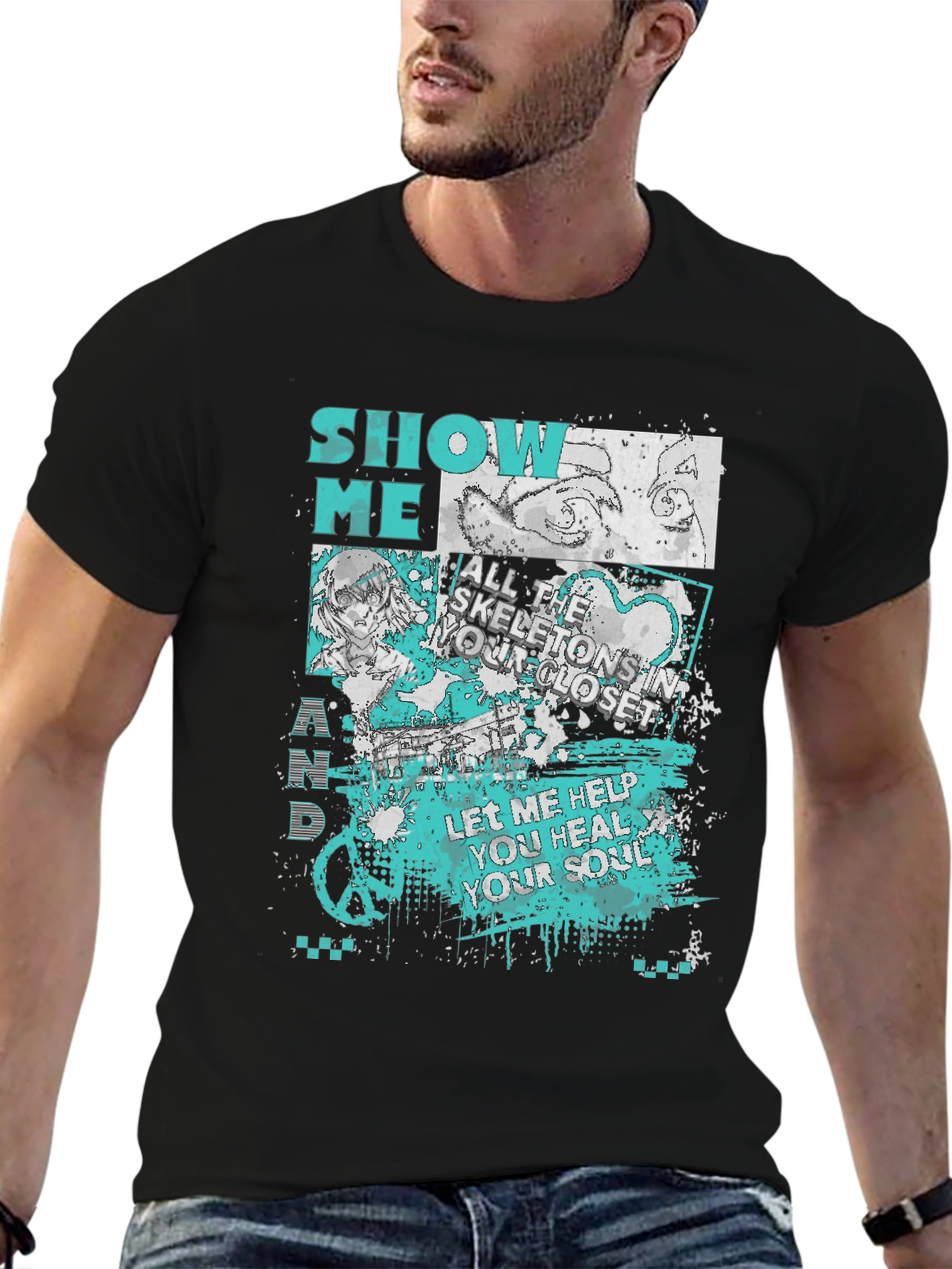 Graphic Print T-Shirt: Show Me