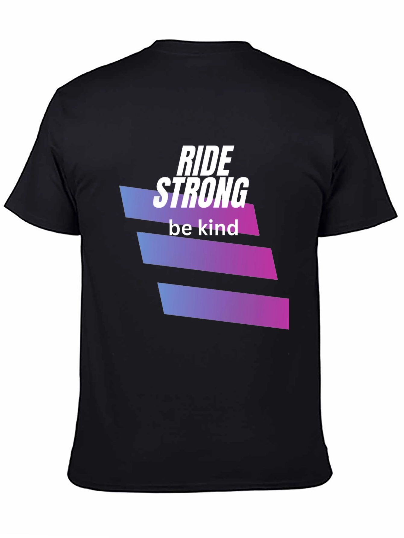 Ride Strong Be Kind Black T-Shirt