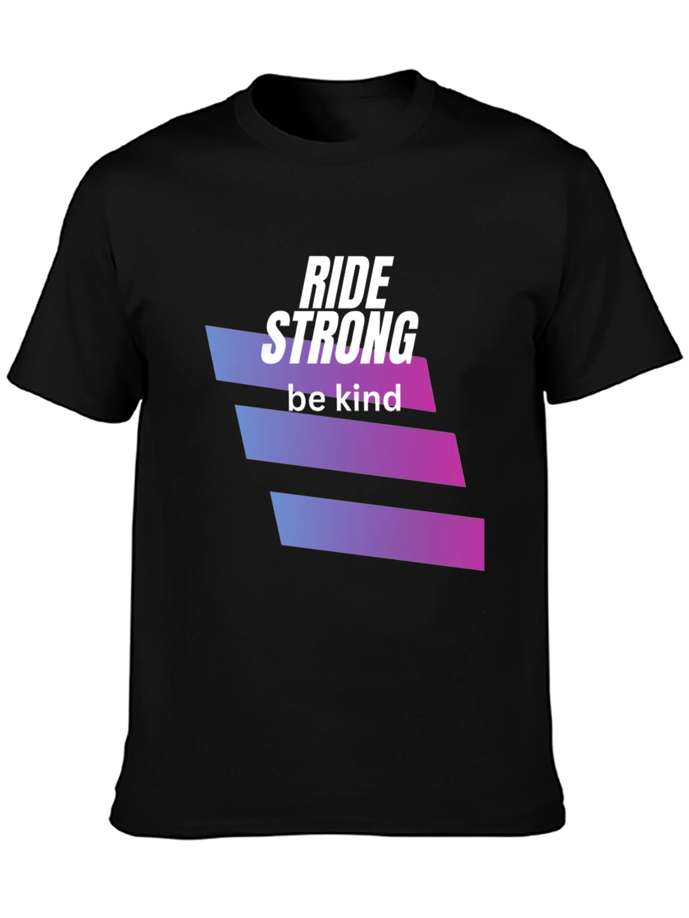 Ride Strong Be Kind Black T-Shirt
