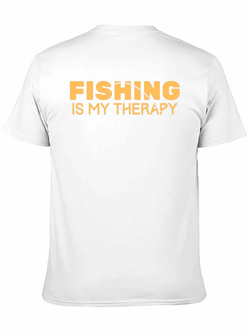 Fishing is My Therapy T-Shirt Black