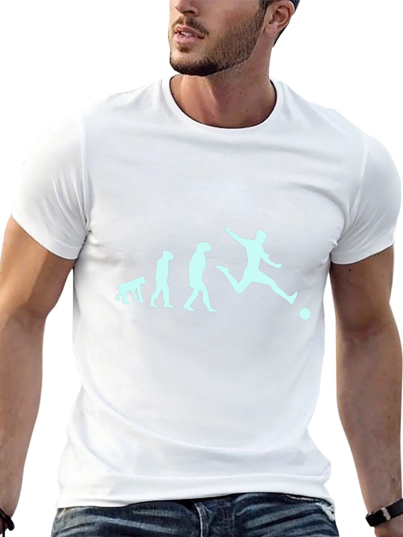 Soccer Evolution T-Shirt - Funny Graphic Tee