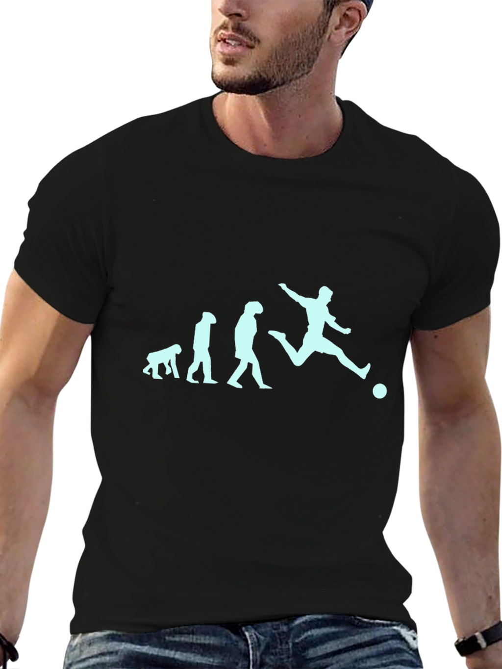 Soccer Evolution T-Shirt - Funny Graphic Tee