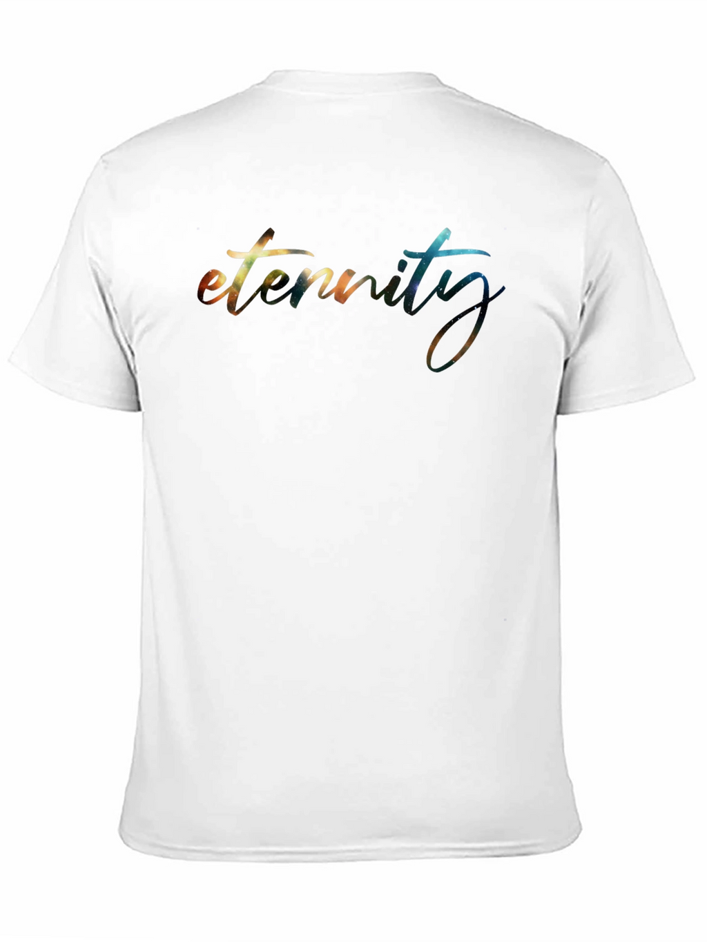 Eternity Galaxy Print Black T-Shirt