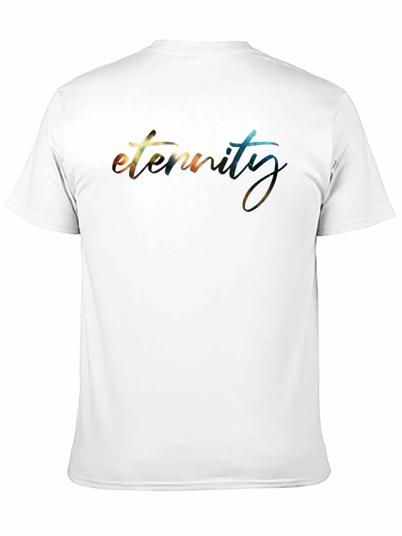 Eternity Galaxy Print Black T-Shirt