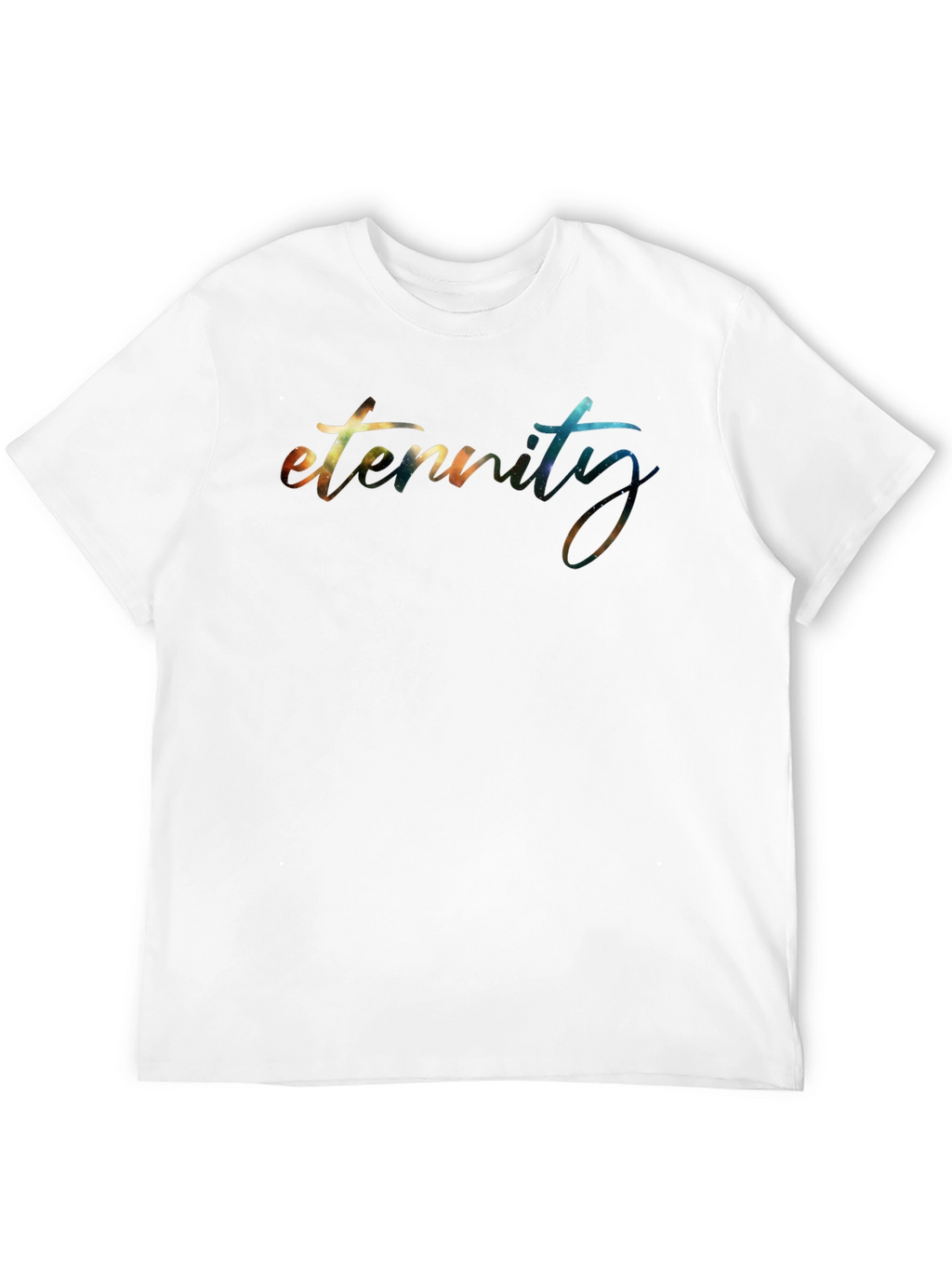 Eternity Galaxy Print Black T-Shirt