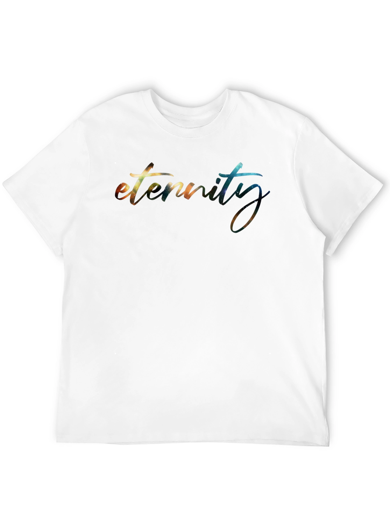 Eternity Galaxy Print Black T-Shirt