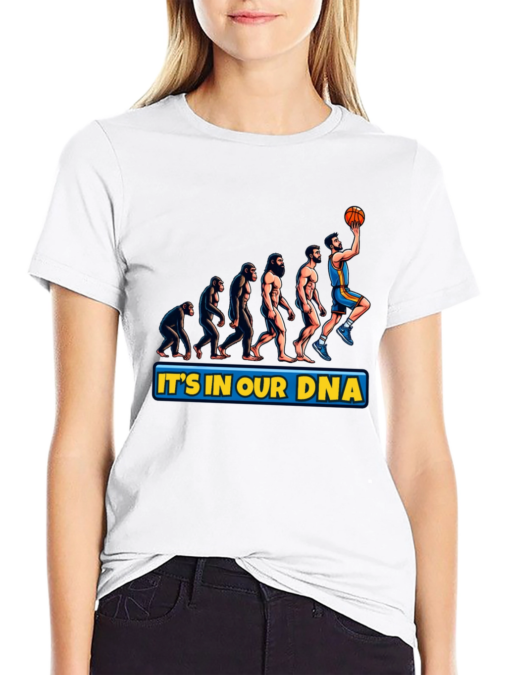 Basketball Evolution Graphic Tee - Its In Our DNA