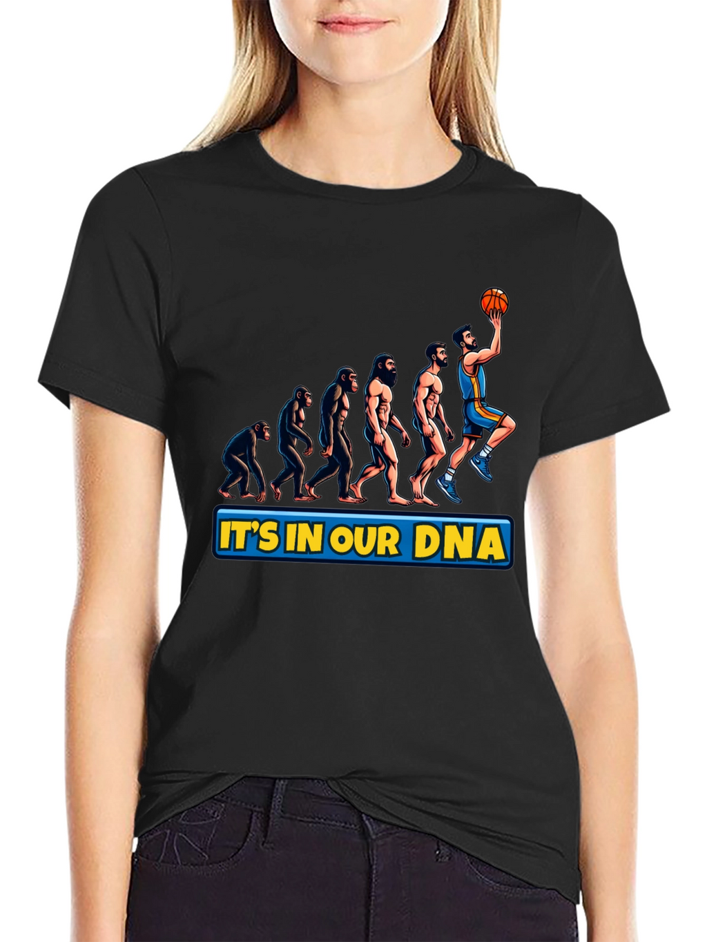 Basketball Evolution Graphic Tee - Its In Our DNA