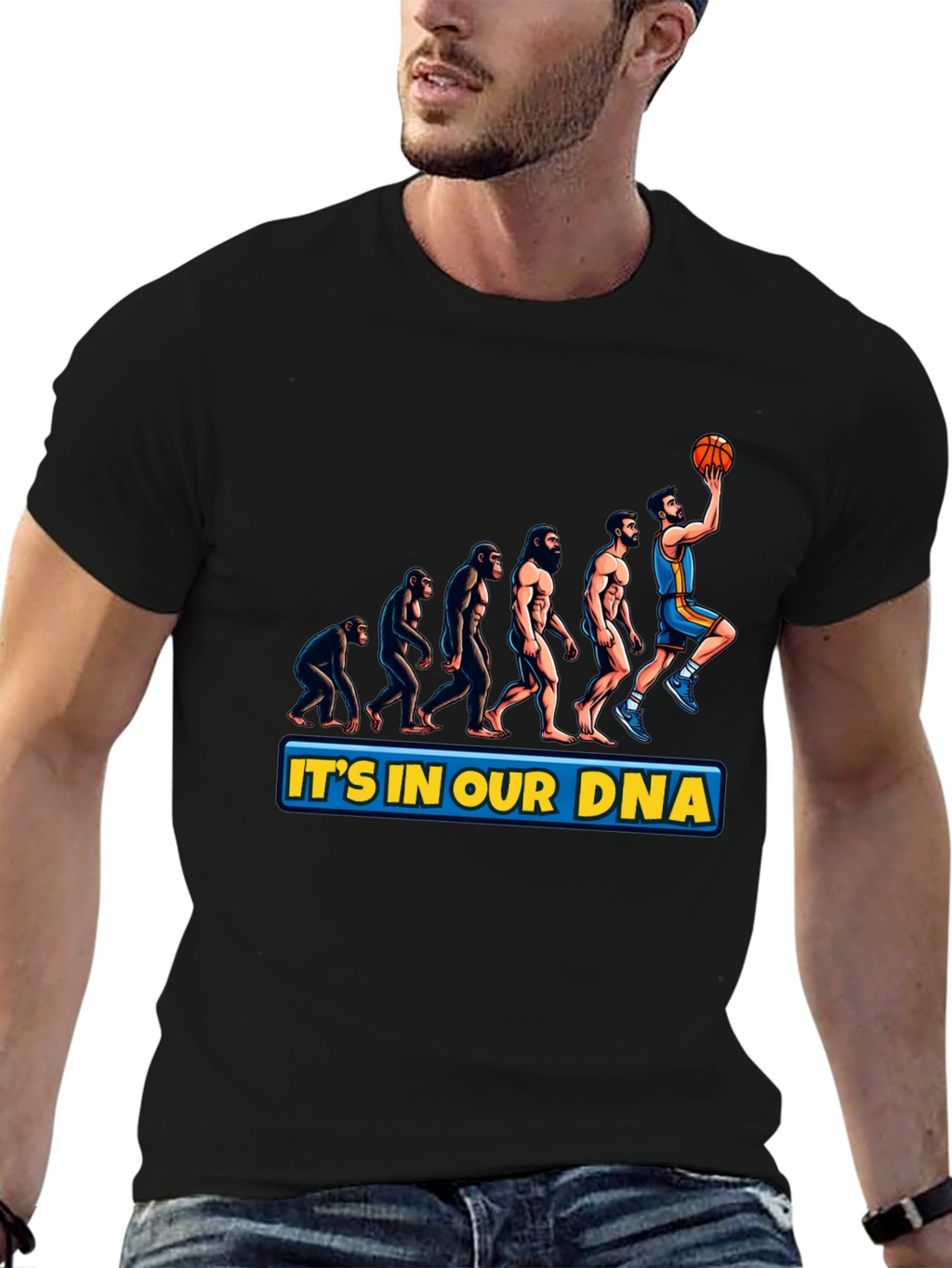 Basketball Evolution Graphic Tee - Its In Our DNA