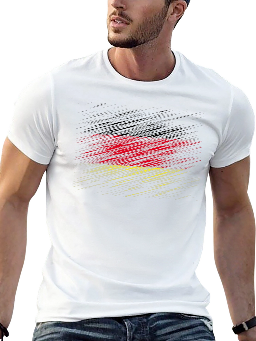 Germany Flag Style Graphic Tee