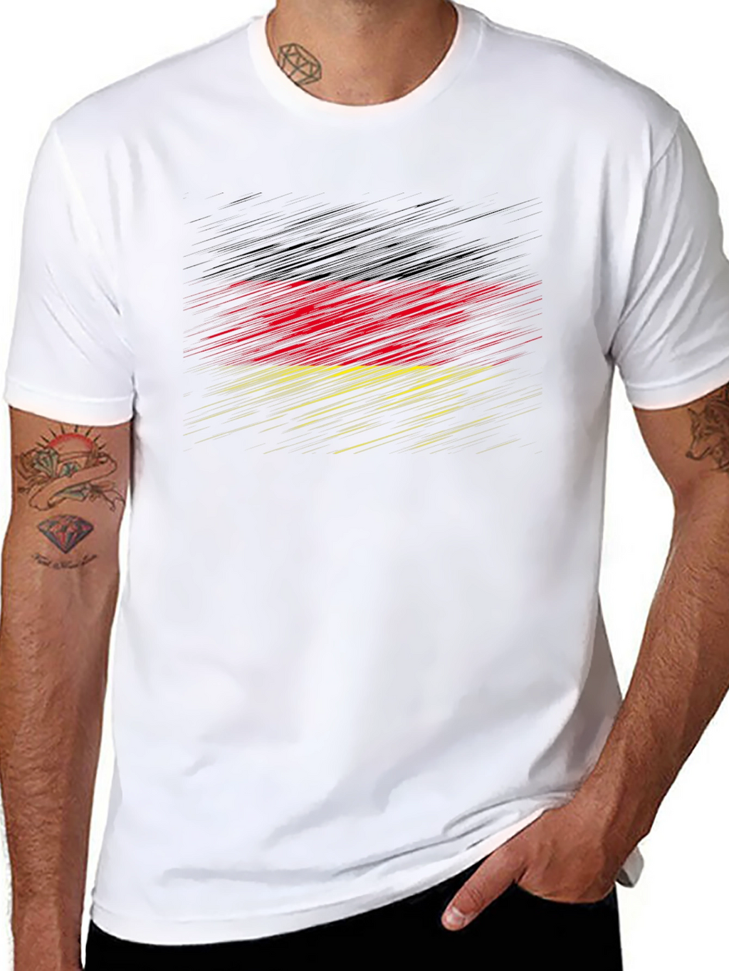 Germany Flag Style Graphic Tee