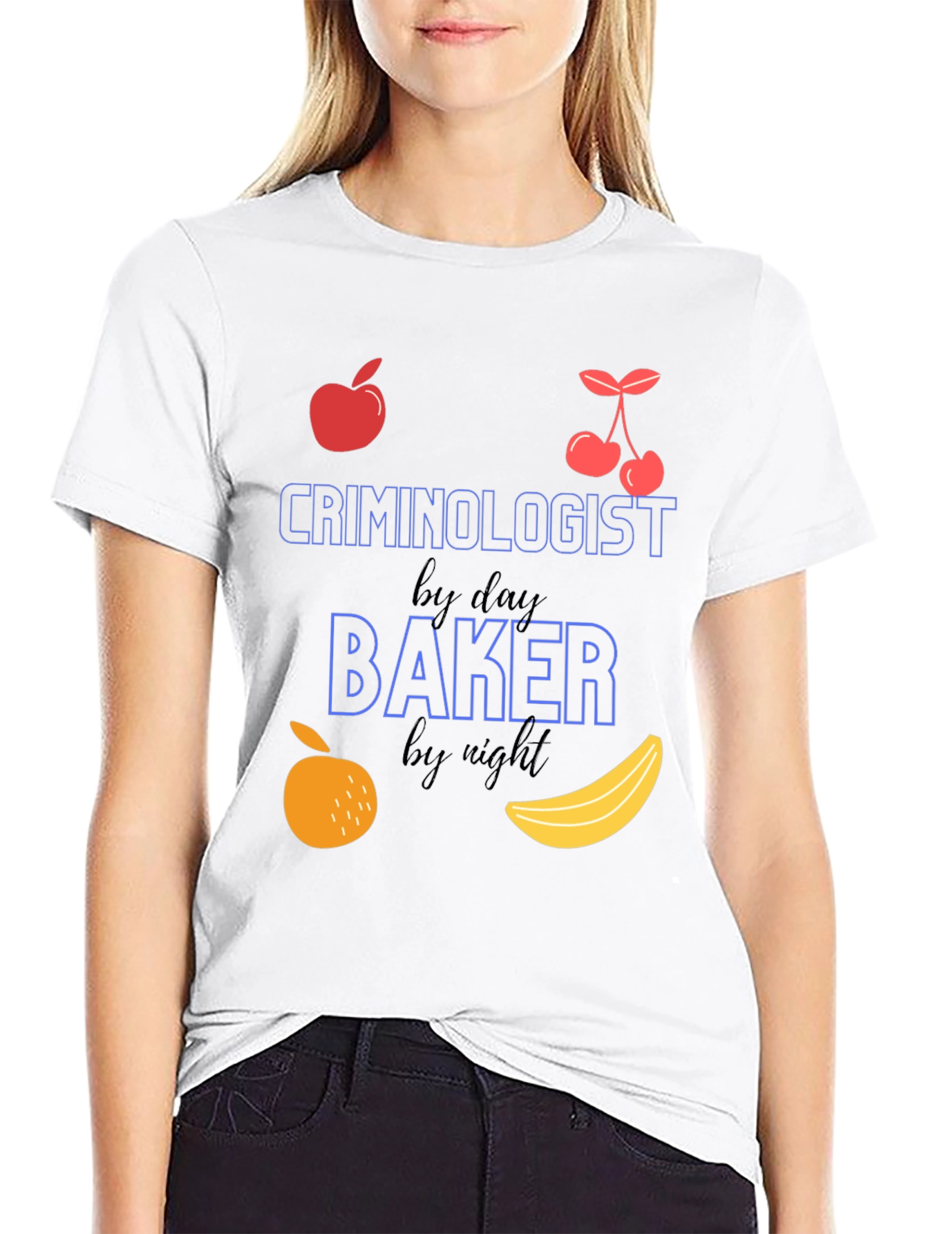 Criminologist by Day Baker by Night T-Shirt