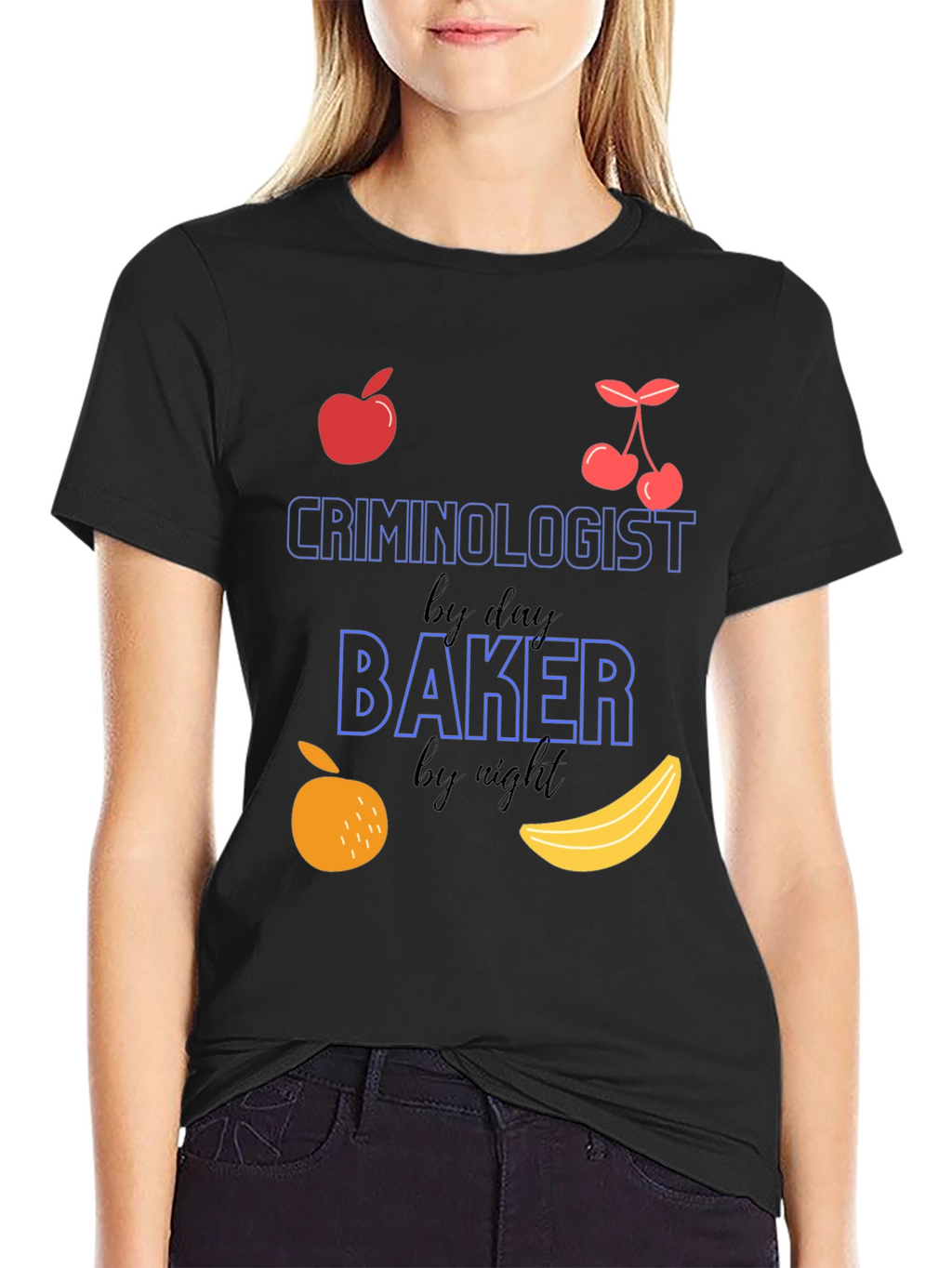 Criminologist by Day Baker by Night T-Shirt