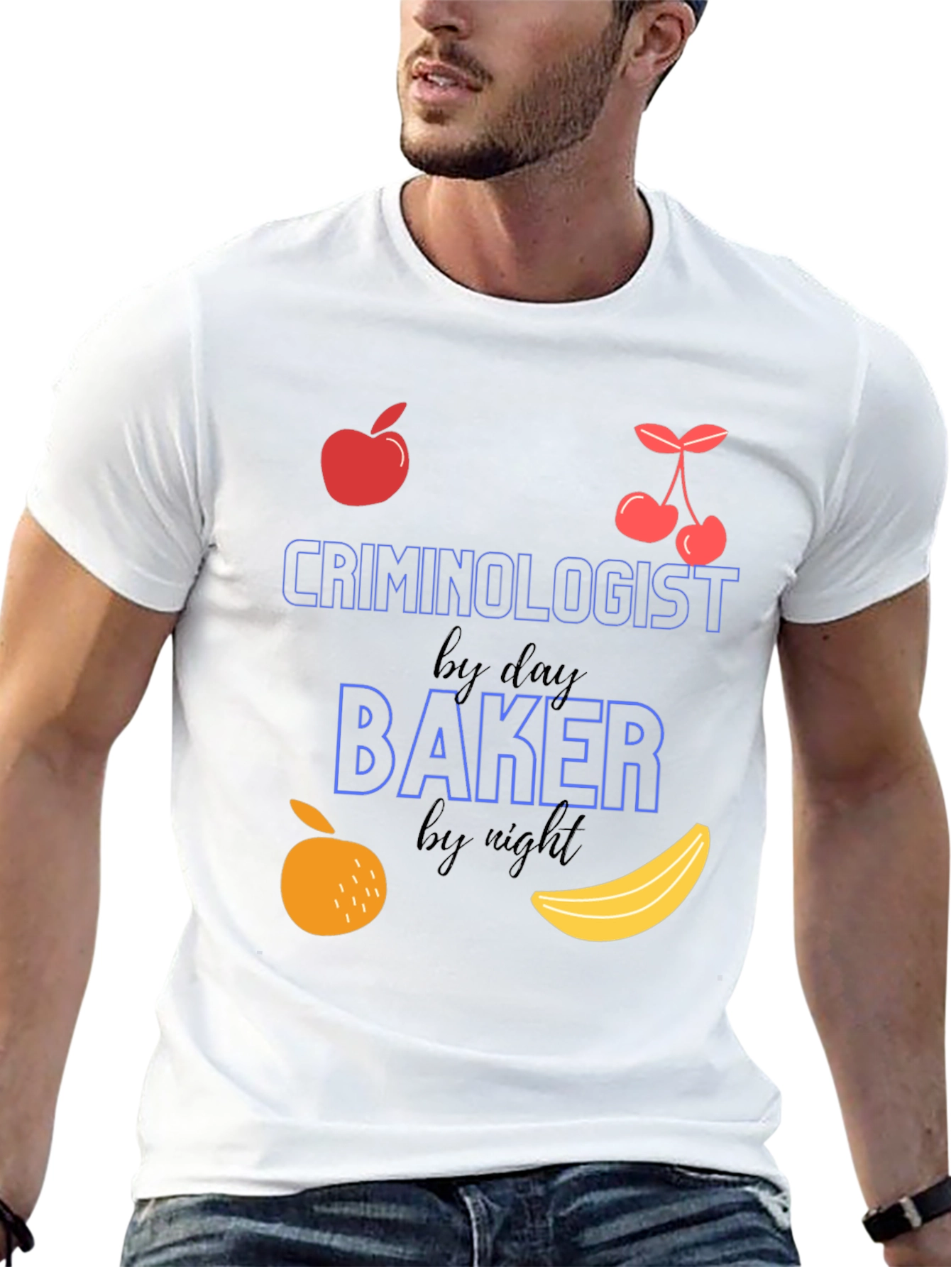 Criminologist by Day Baker by Night T-Shirt
