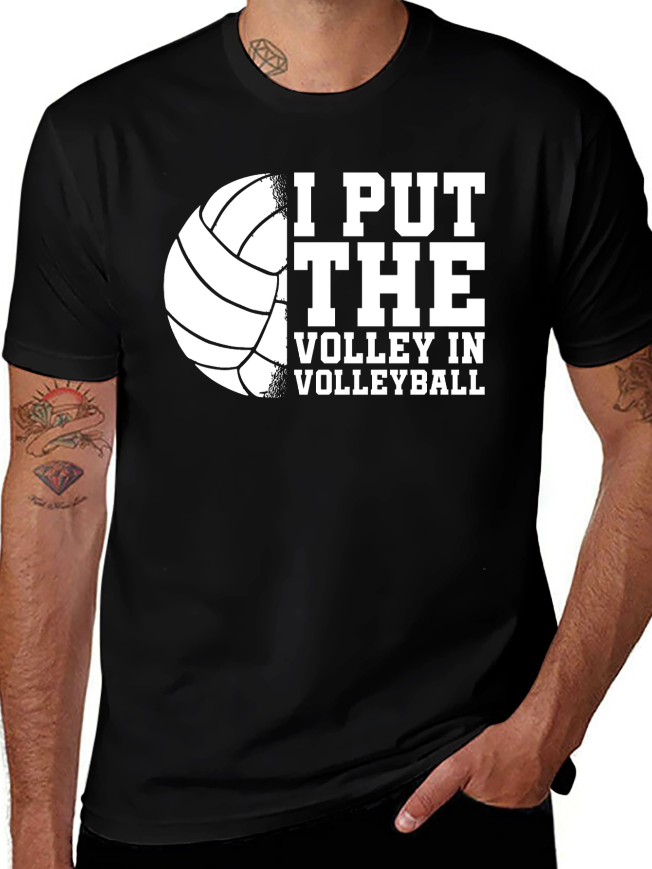 Volleyball T-Shirt: I Put The Volley In Volleyball