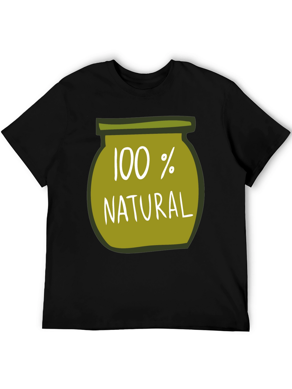 100% Natural Graphic Tee - Soft Cotton Blend