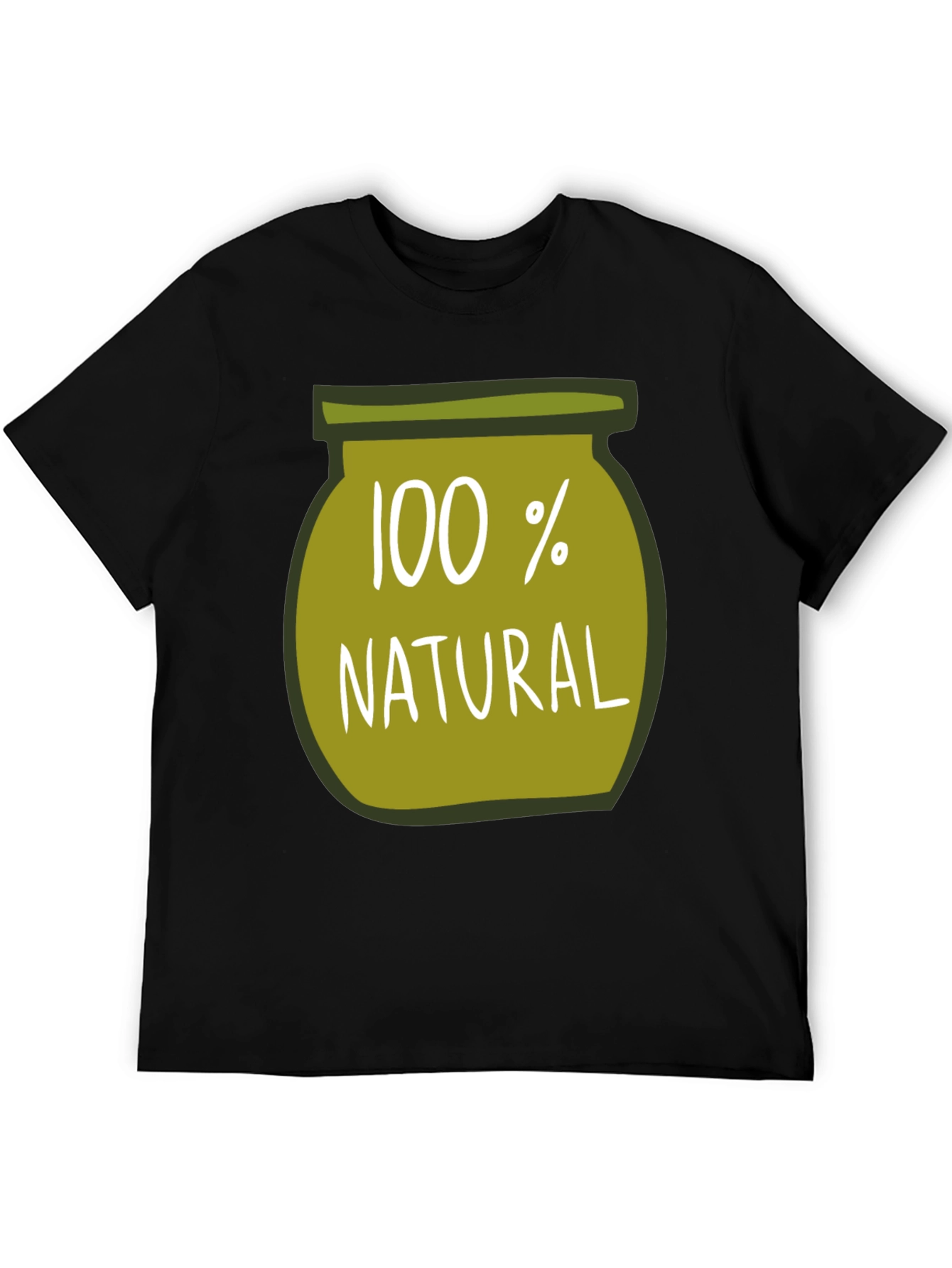 100% Natural Graphic Tee - Soft Cotton Blend