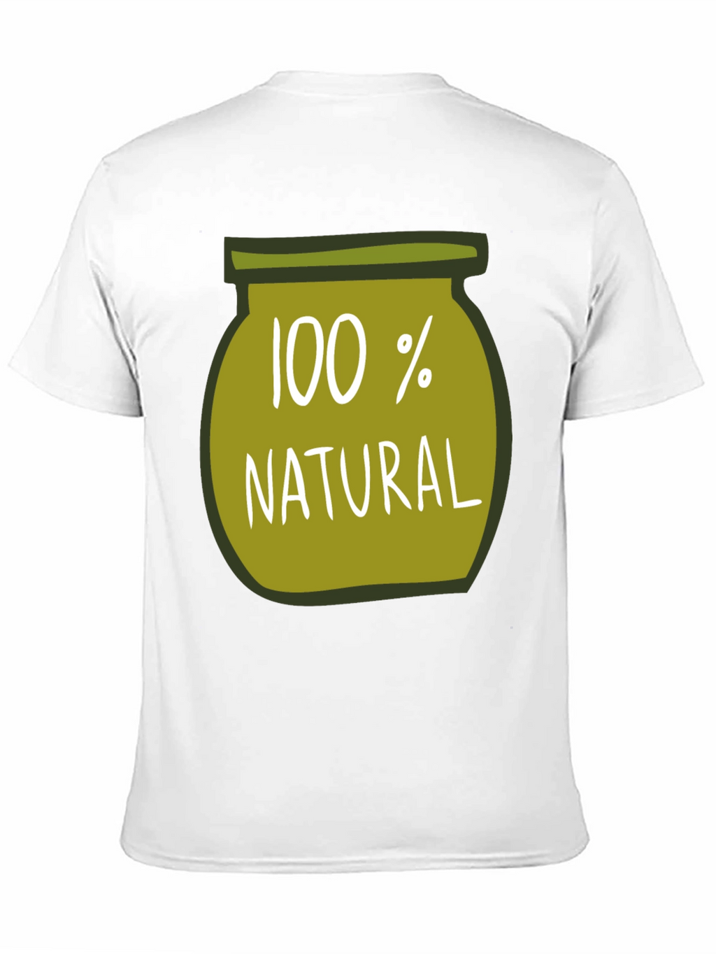 100% Natural Graphic Tee - Soft Cotton Blend