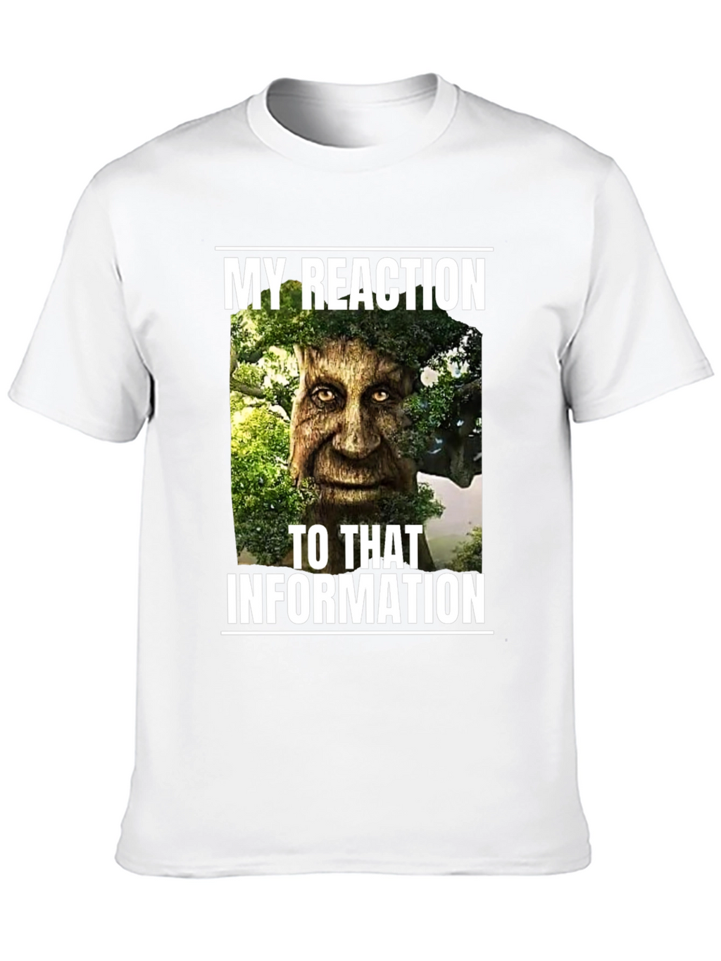 Funny Tree Man Reaction T-Shirt