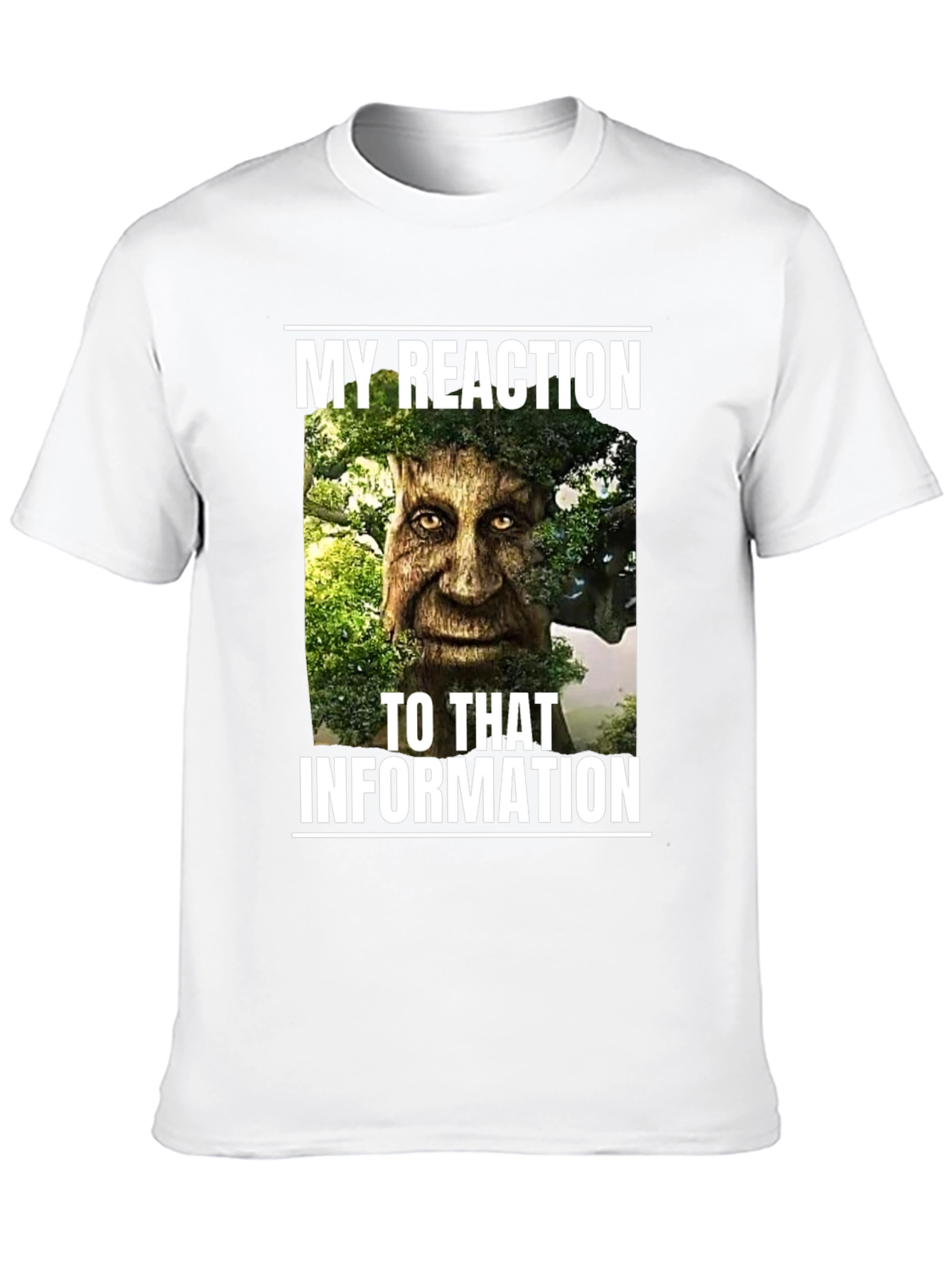 Funny Tree Man Reaction T-Shirt