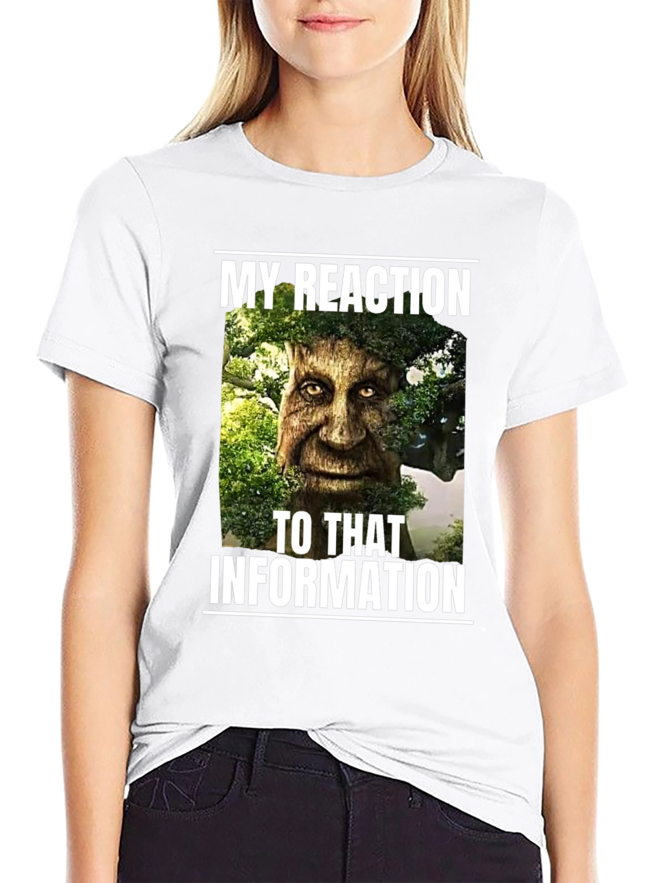 Funny Tree Man Reaction T-Shirt