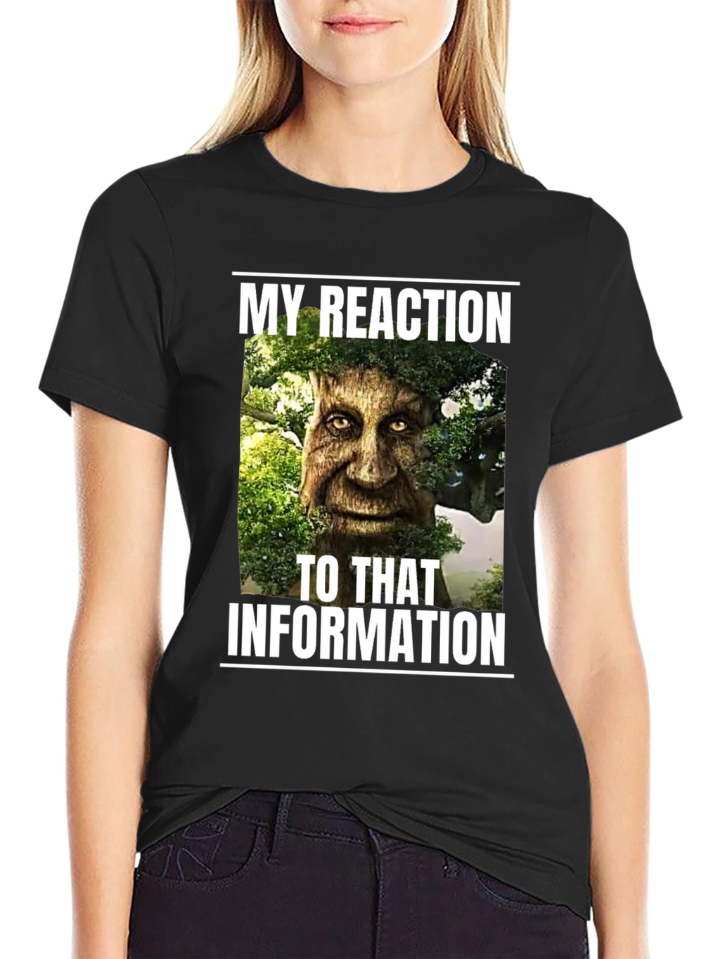 Funny Tree Man Reaction T-Shirt