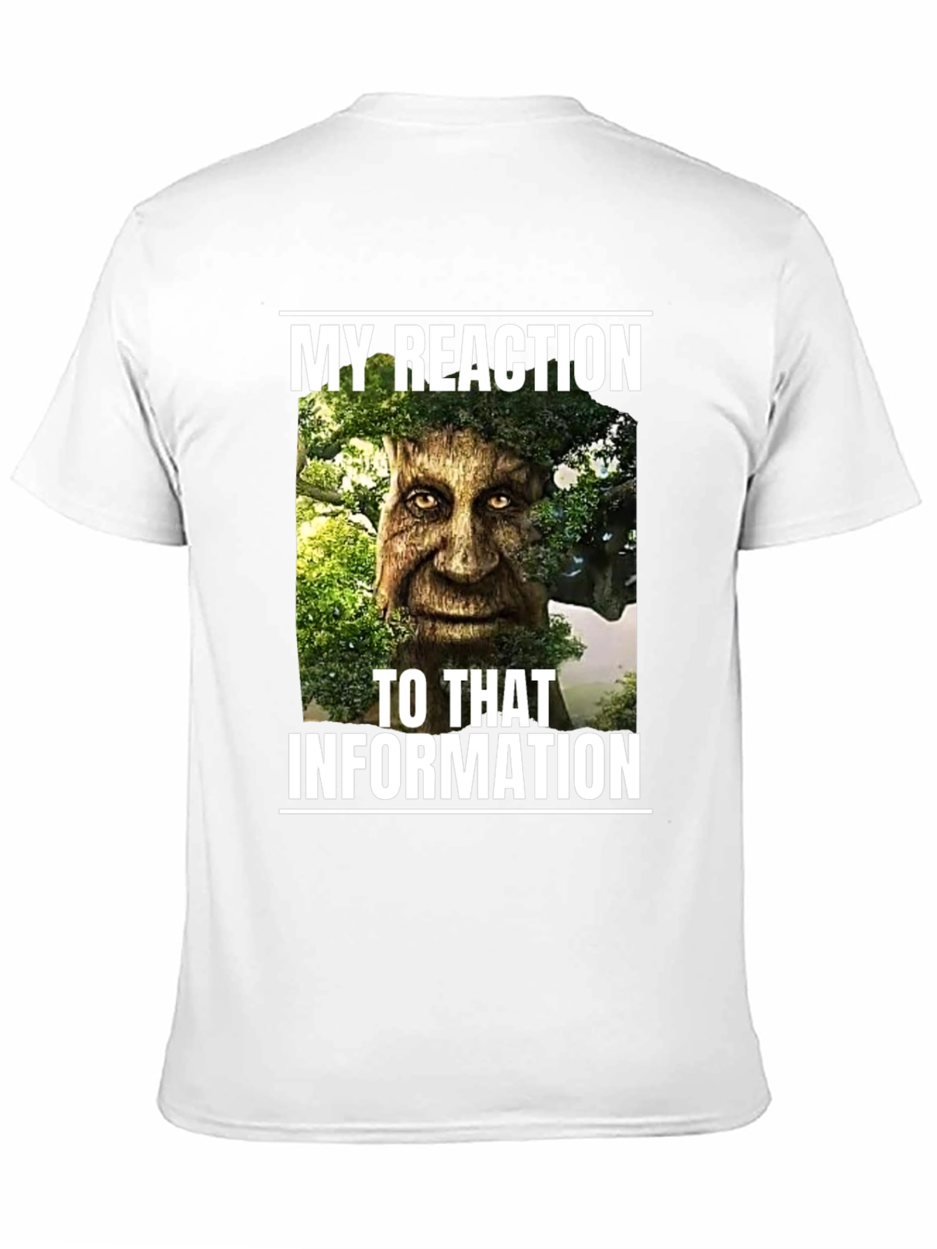 Funny Tree Man Reaction T-Shirt