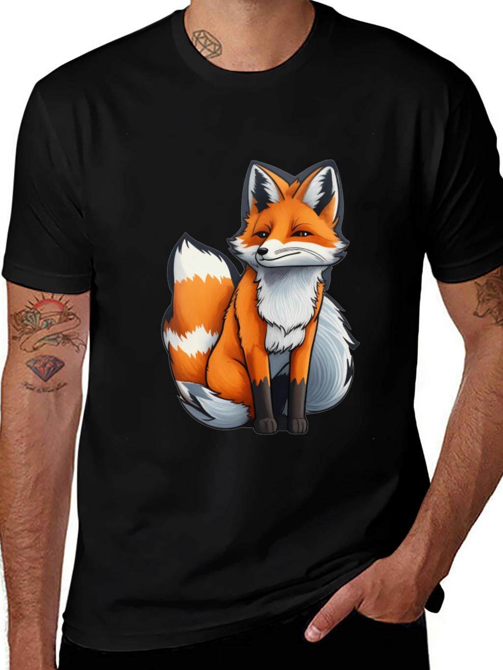 Fox Graphic Tee - Cute Animal T-Shirt