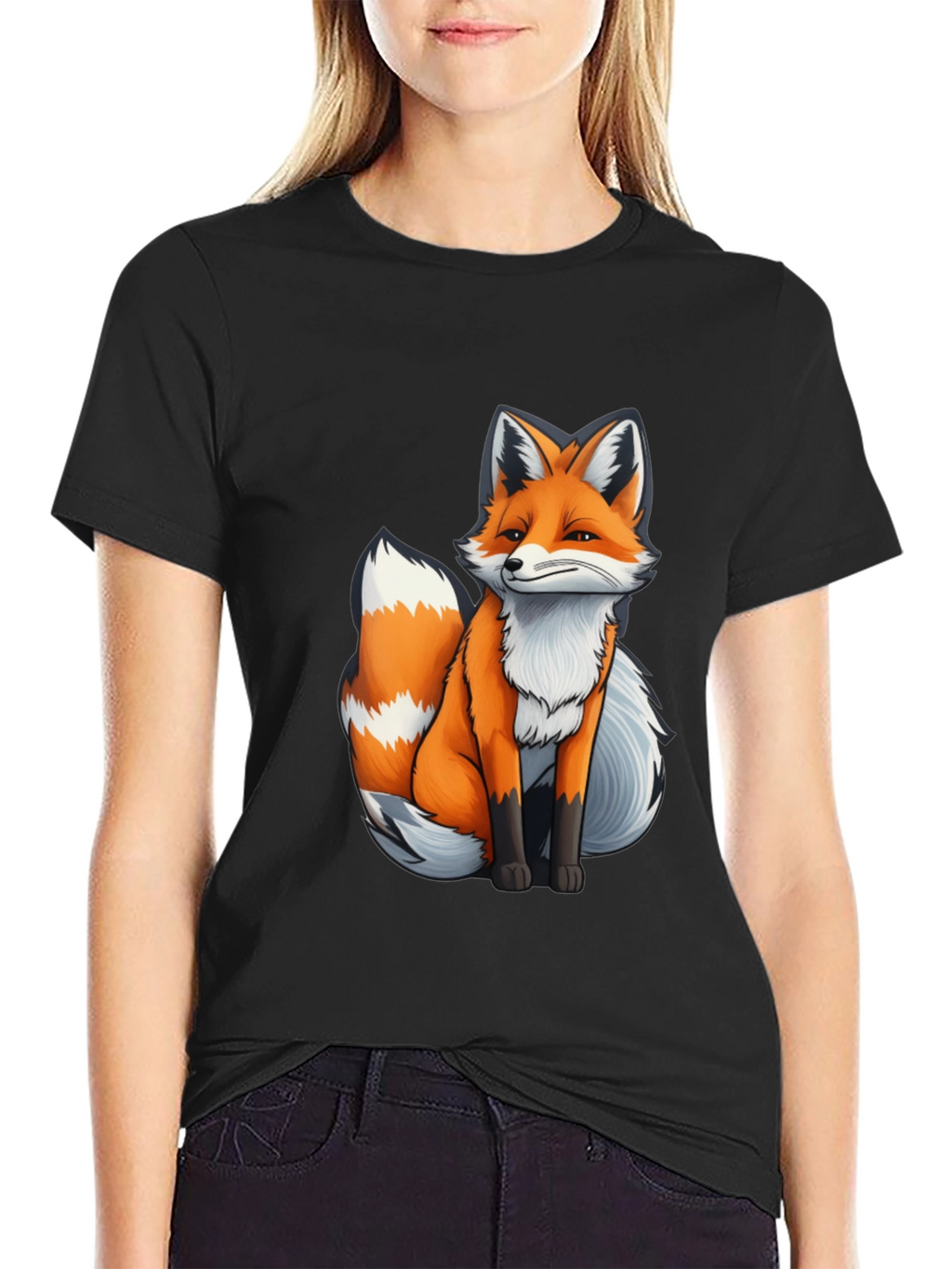 Fox Graphic Tee - Cute Animal T-Shirt