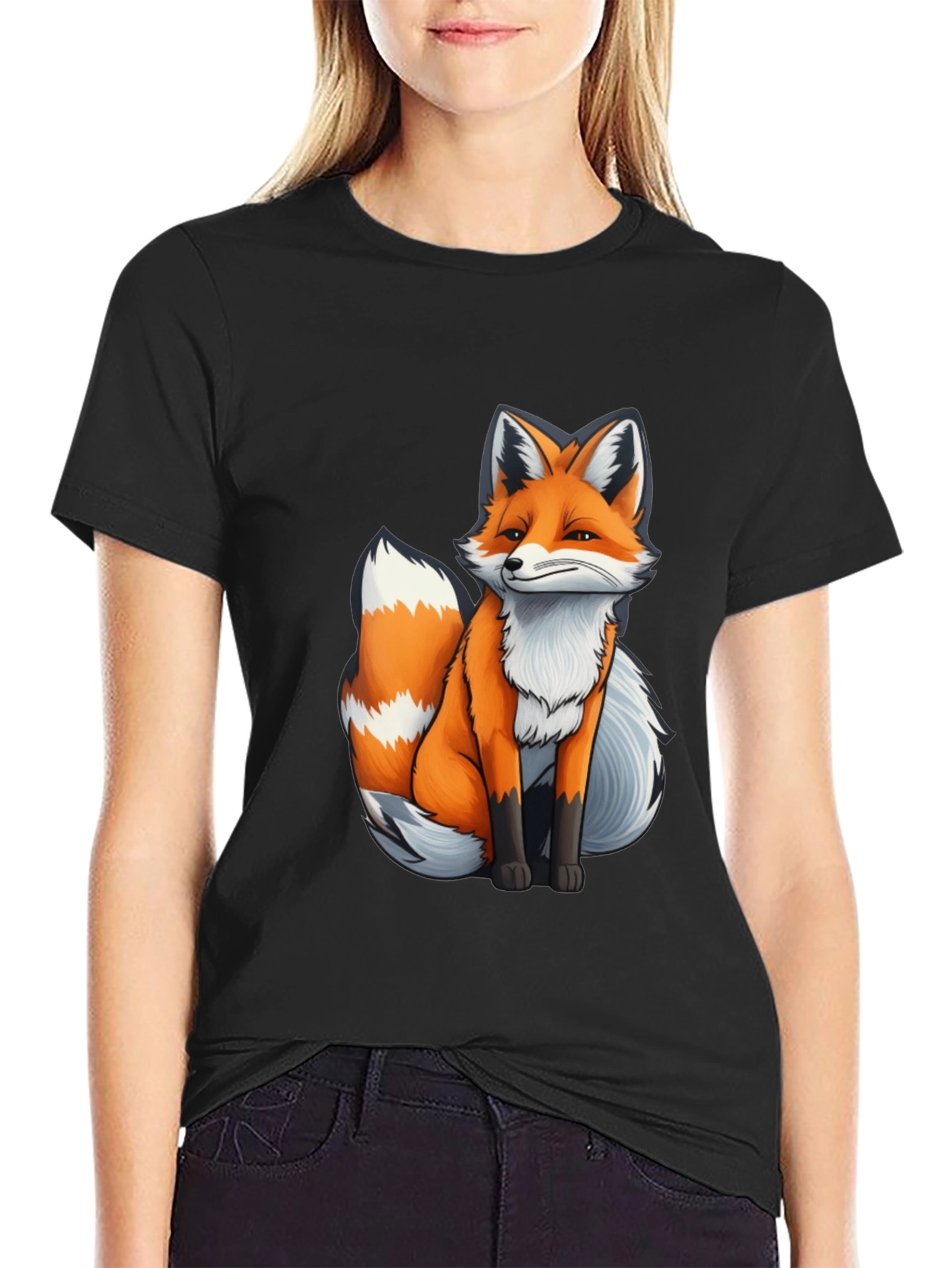 Fox Graphic Tee - Cute Animal T-Shirt