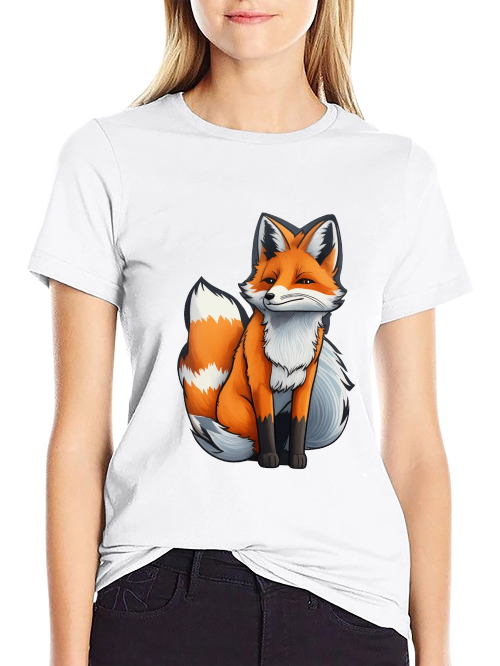Fox Graphic Tee - Cute Animal T-Shirt