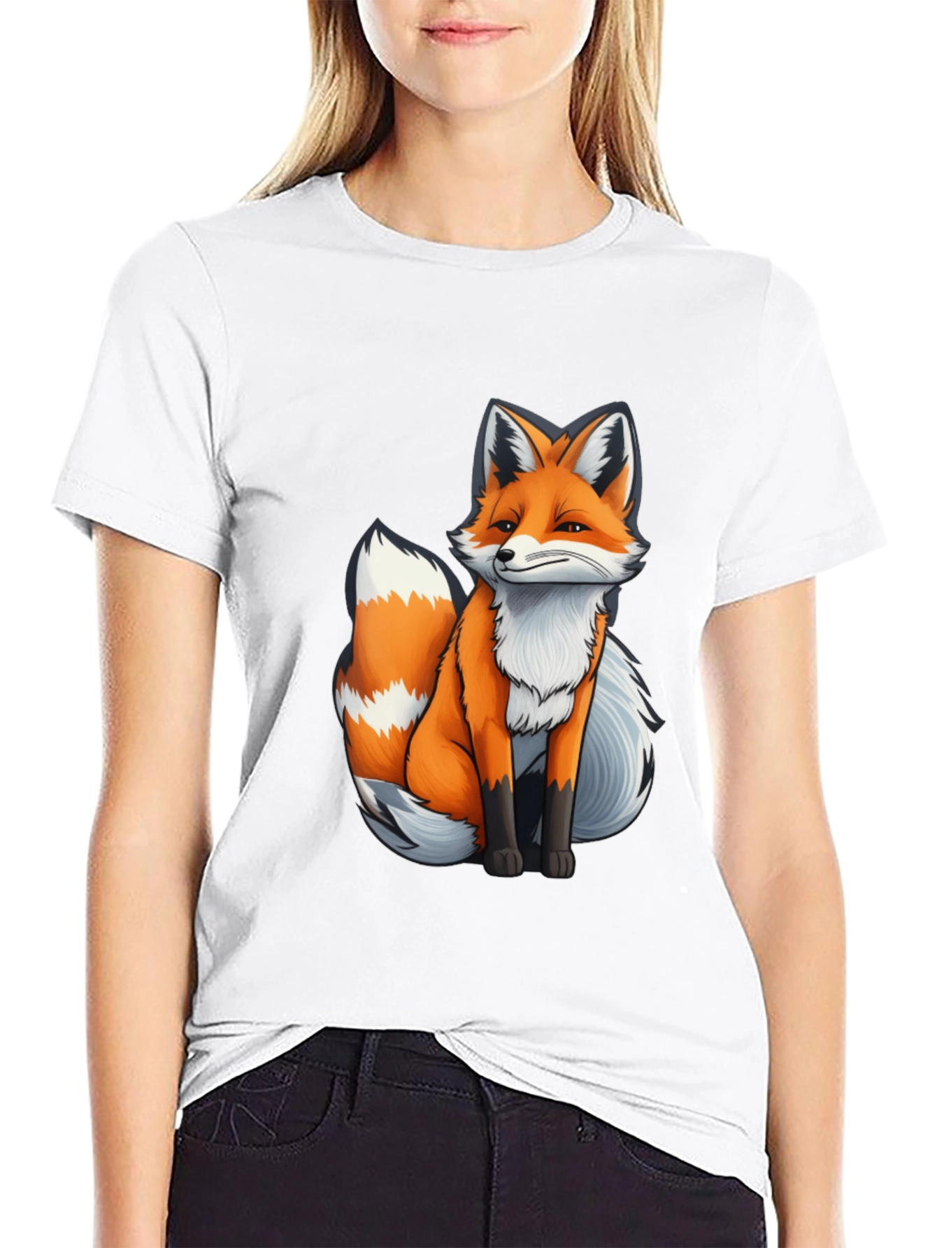 Fox Graphic Tee - Cute Animal T-Shirt
