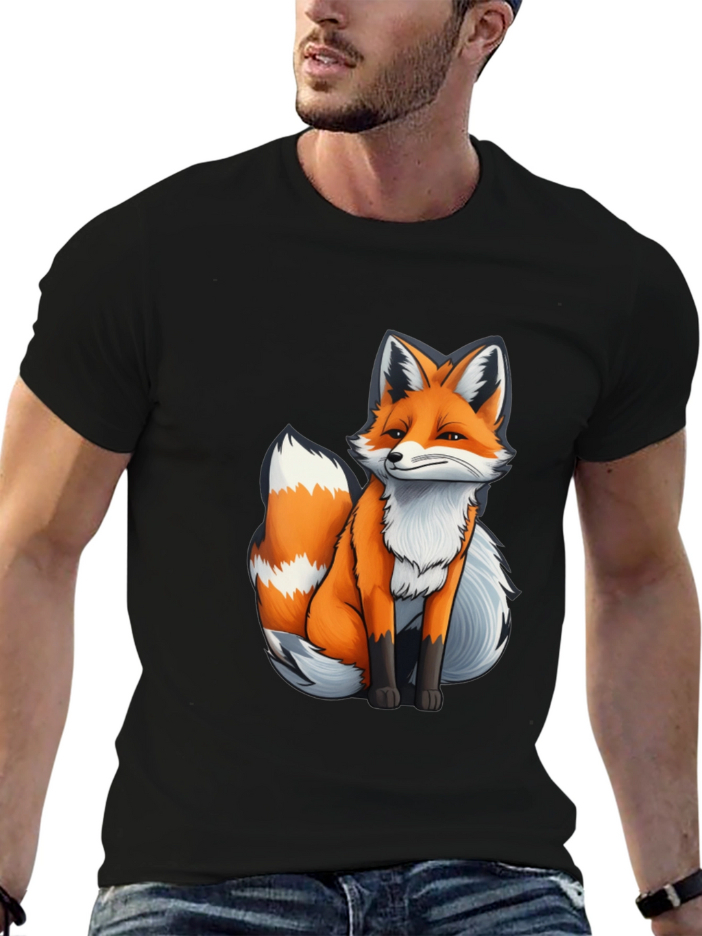 Fox Graphic Tee - Cute Animal T-Shirt